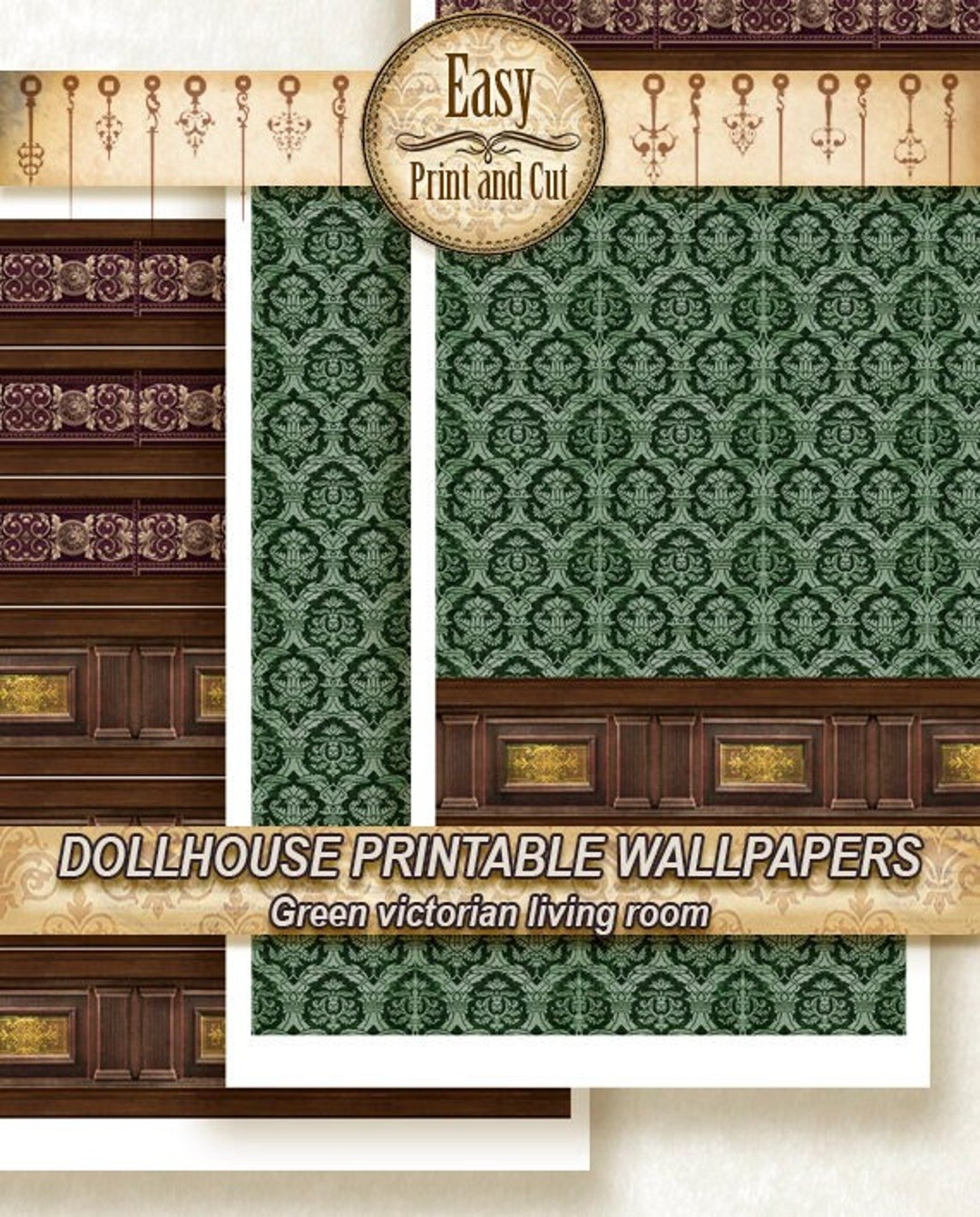 Dollhouse Printable Wallpaper Free