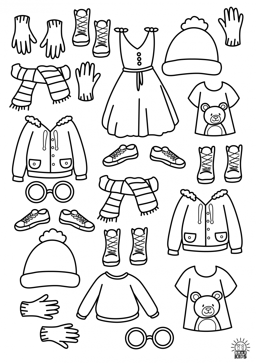 Printable Dress Up Paper Dolls Family Amax Kids