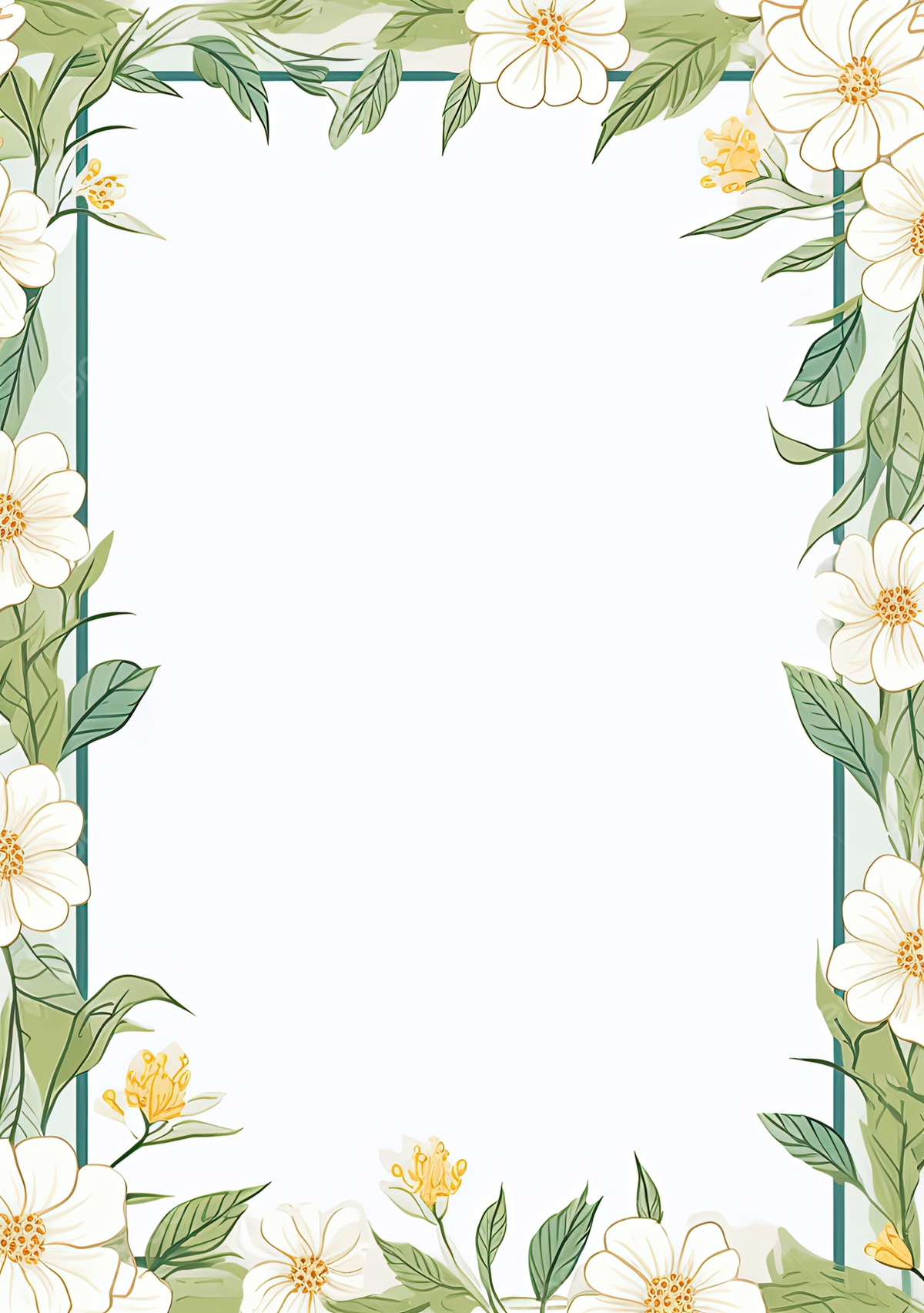 Printable Floral Paper Borders Background Images HD Pictures And Wallpaper For Free Download Pngtree