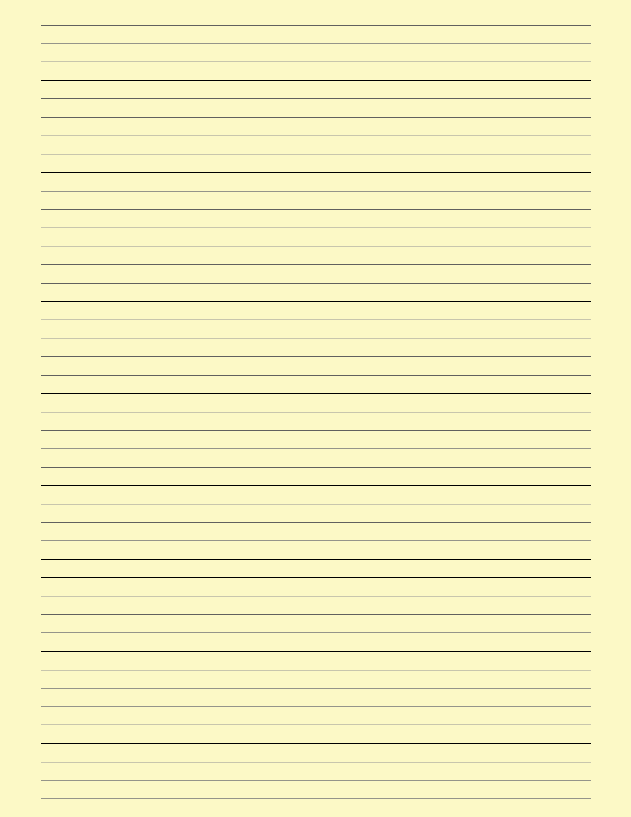 Printable Lined Paper 36 Template Styles World Of Printables