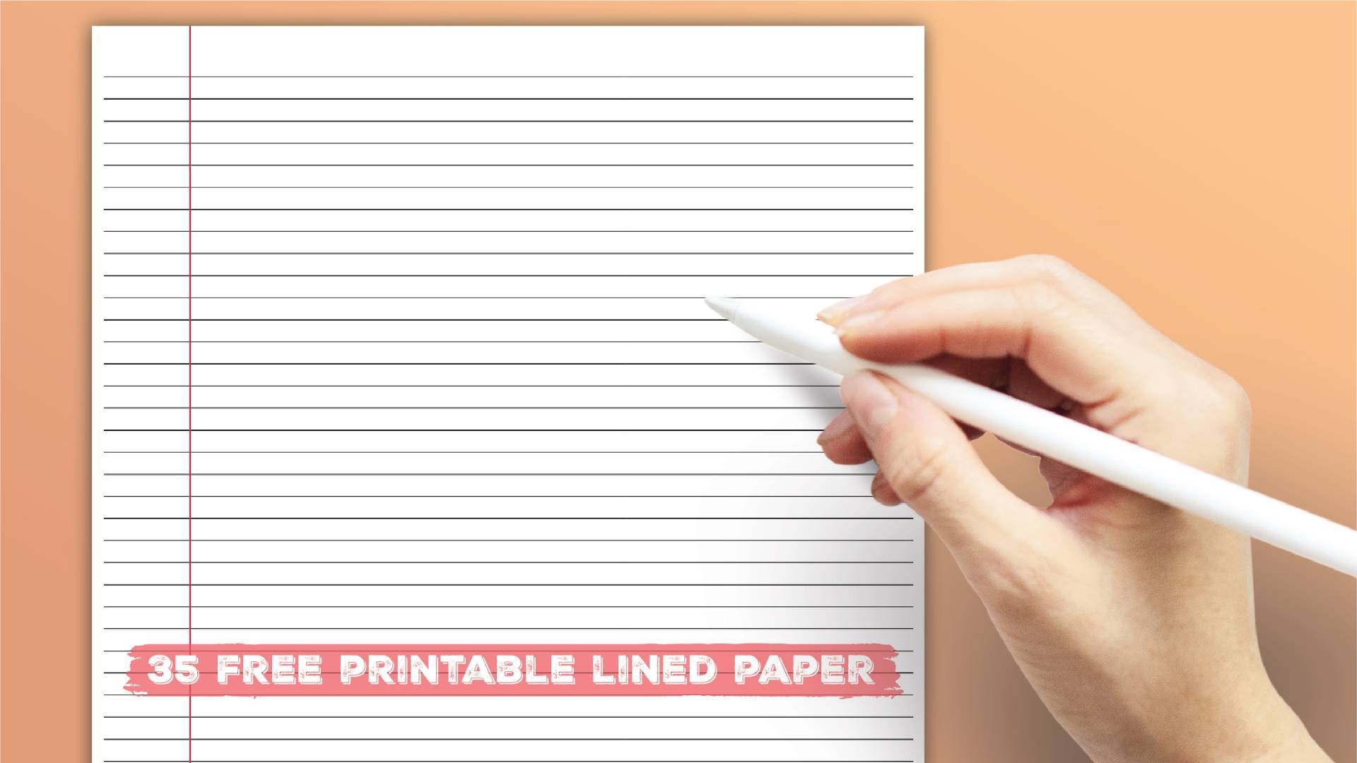 Printable Lined Paper 36 Template Styles World Of Printables