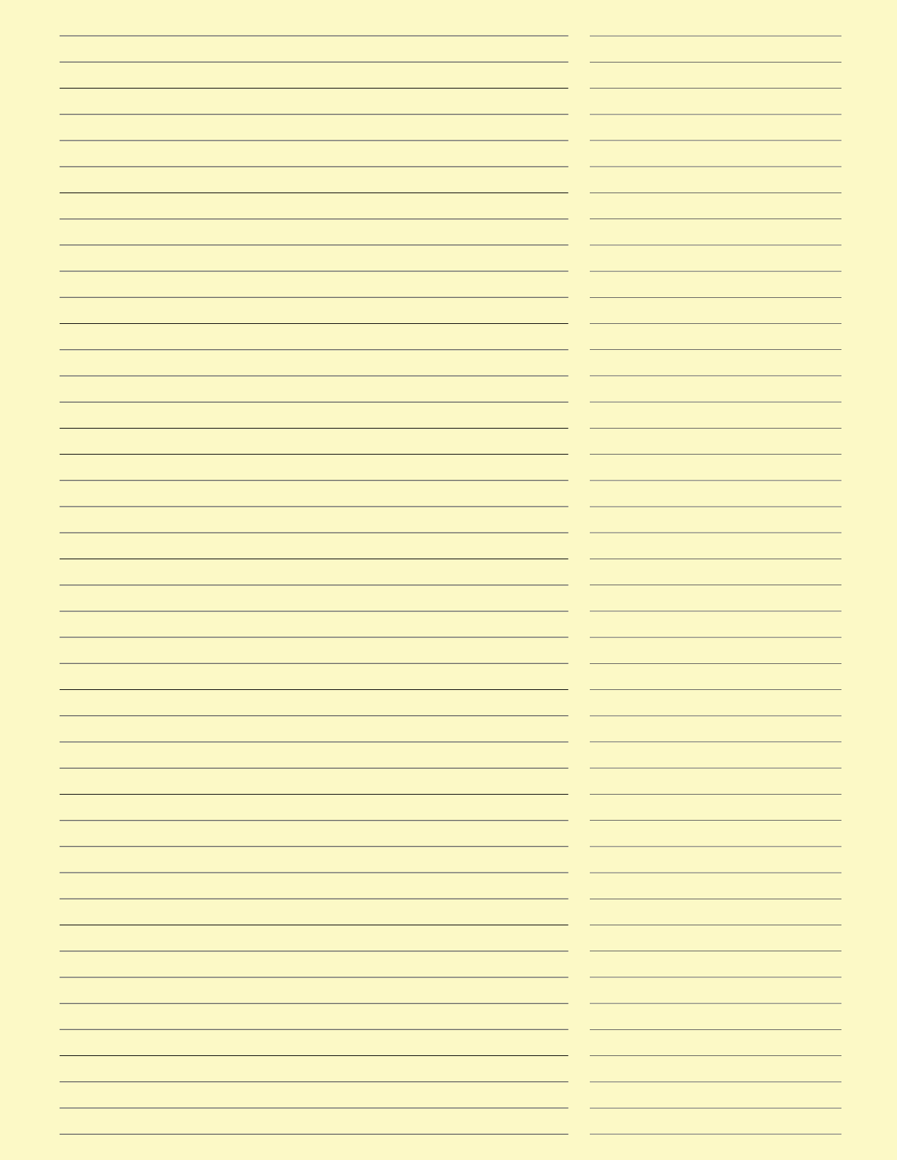 Printable Lined Paper 36 Template Styles World Of Printables
