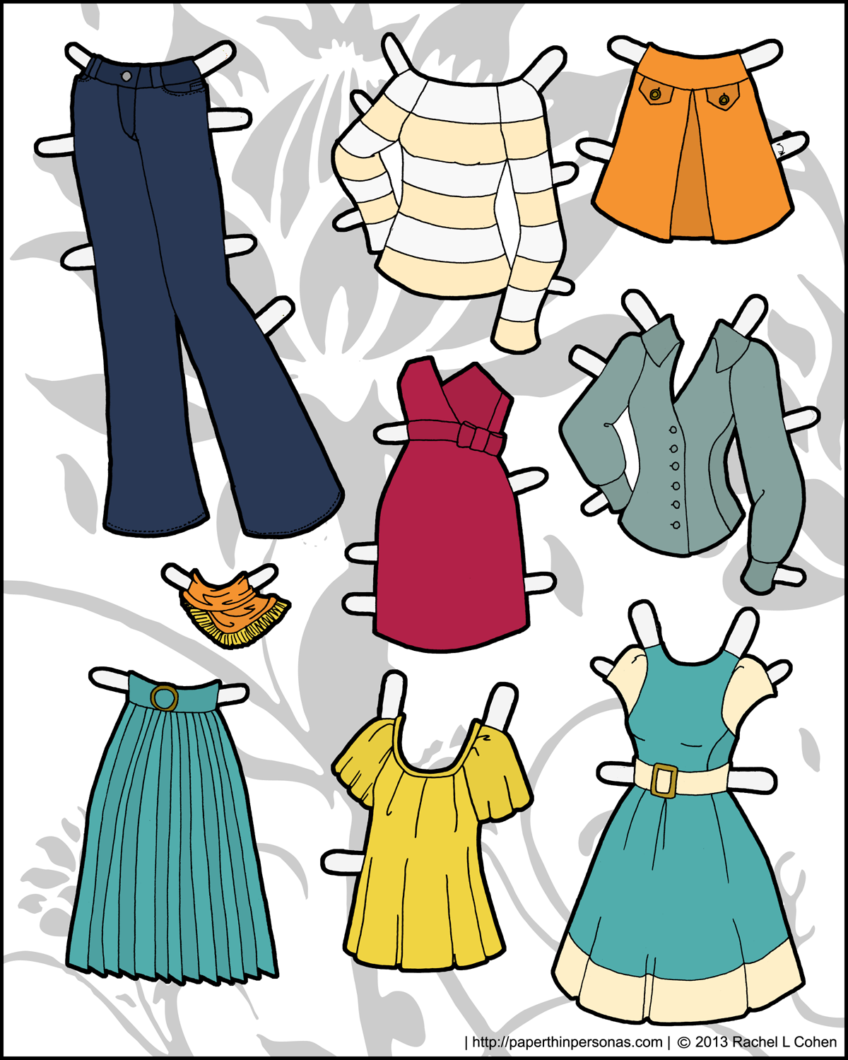 Printable Paper Dolls With Clothes Clearance