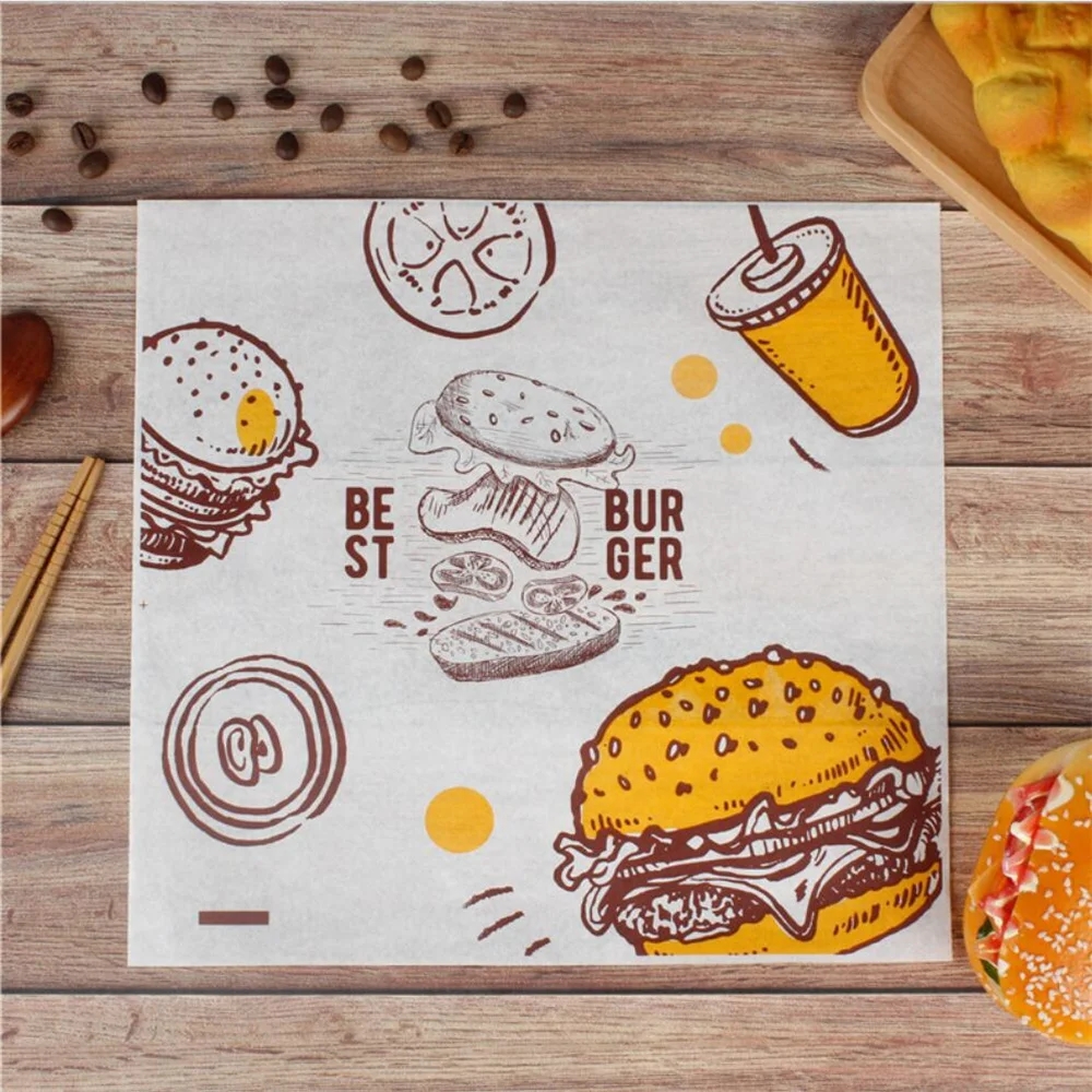 Printable Wax Paper Waxed Food Packaging Wrapper