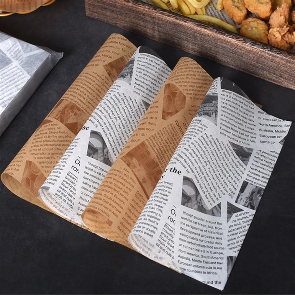 Printable Wax Paper Waxed Food Packaging Wrapper