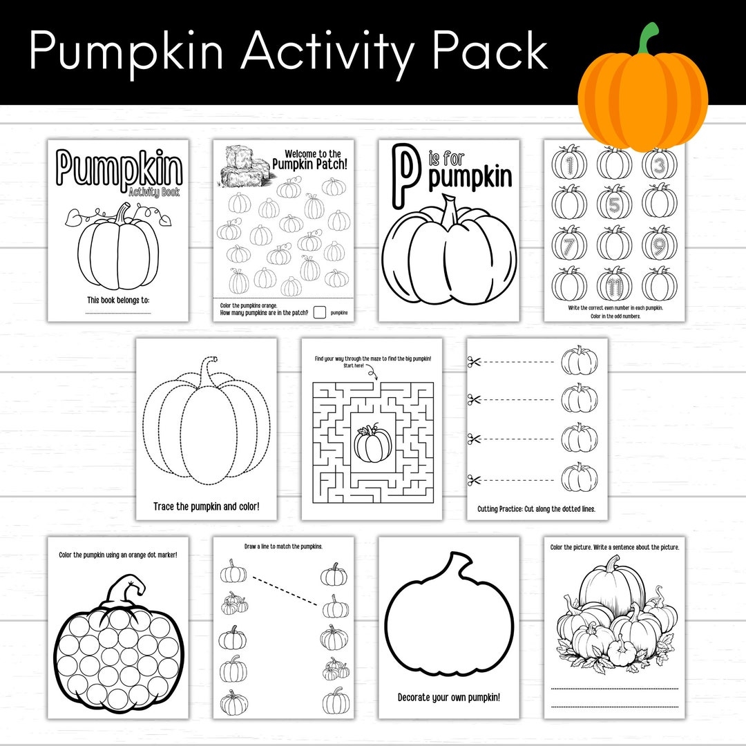 Free Printable Pumpkin Worksheets For Kindergarten
