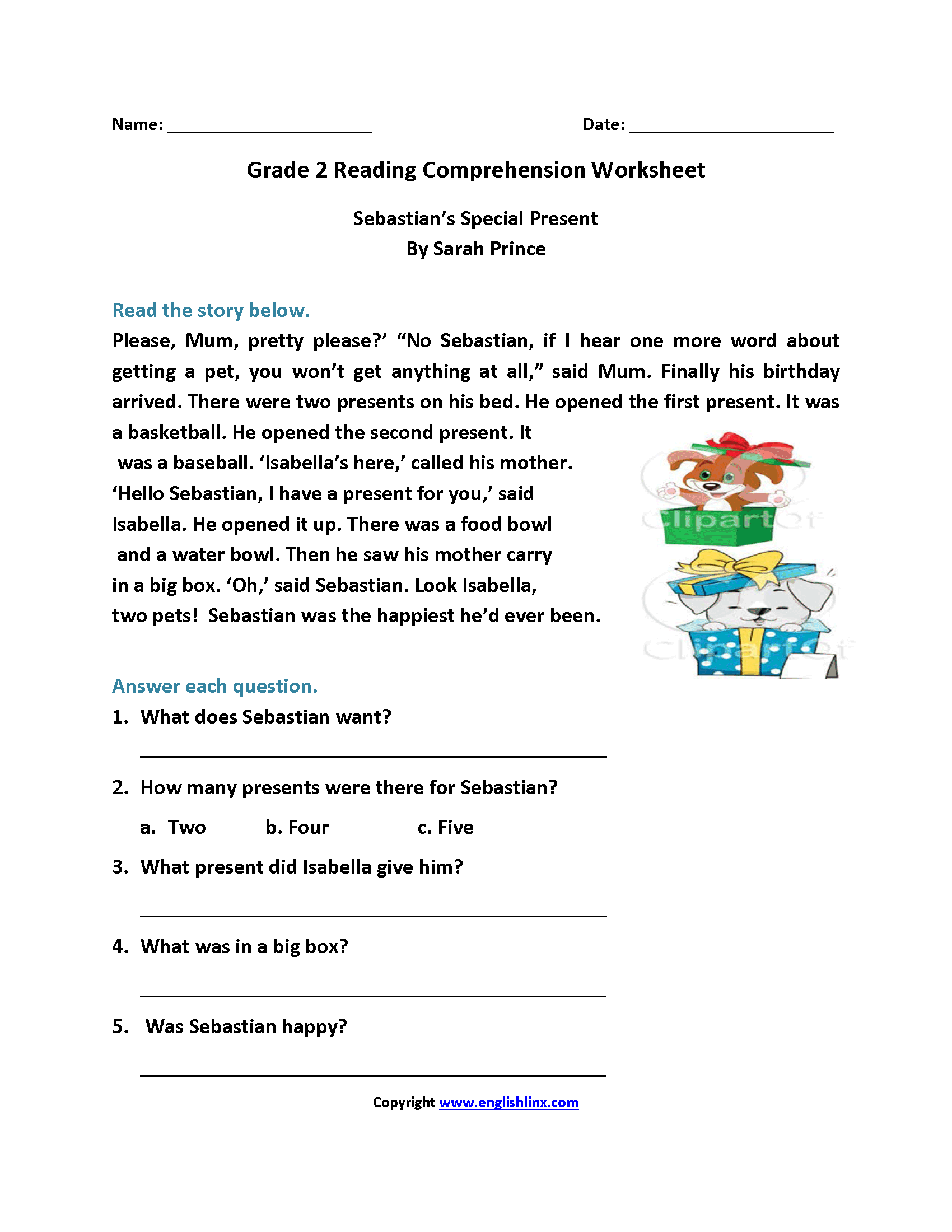 Reading Worksheets Second Grade Reading Worksheets Worksheets Library