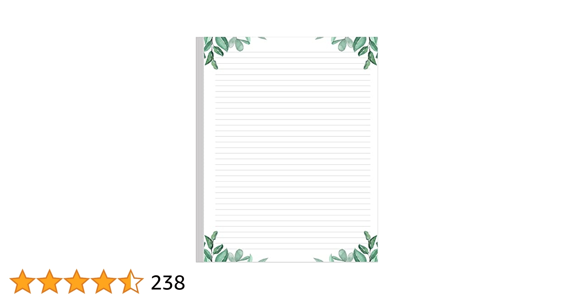 Ruled Stationery Paper Letter Size Unpunched Lined Filling Paper 100 Sheets 200 Pages Loose Sheets 100gsm White Paper 8 5 X 11 Inch Sheet Amazon de Stationery Office Supplies
