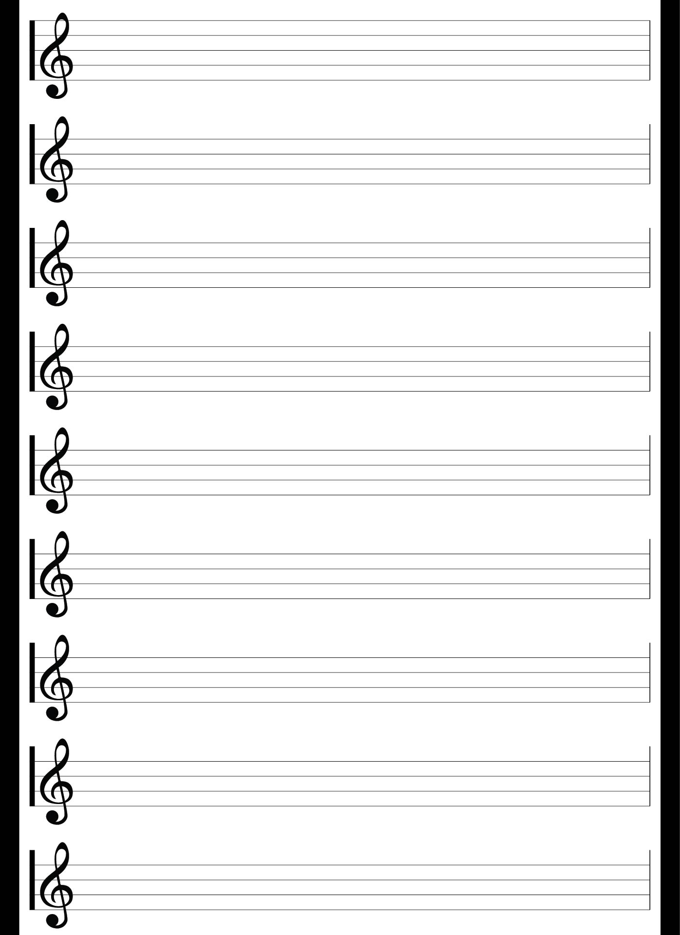 Sheet Music Manuscript Paper Printable Derrickchabenili1985 s Ownd