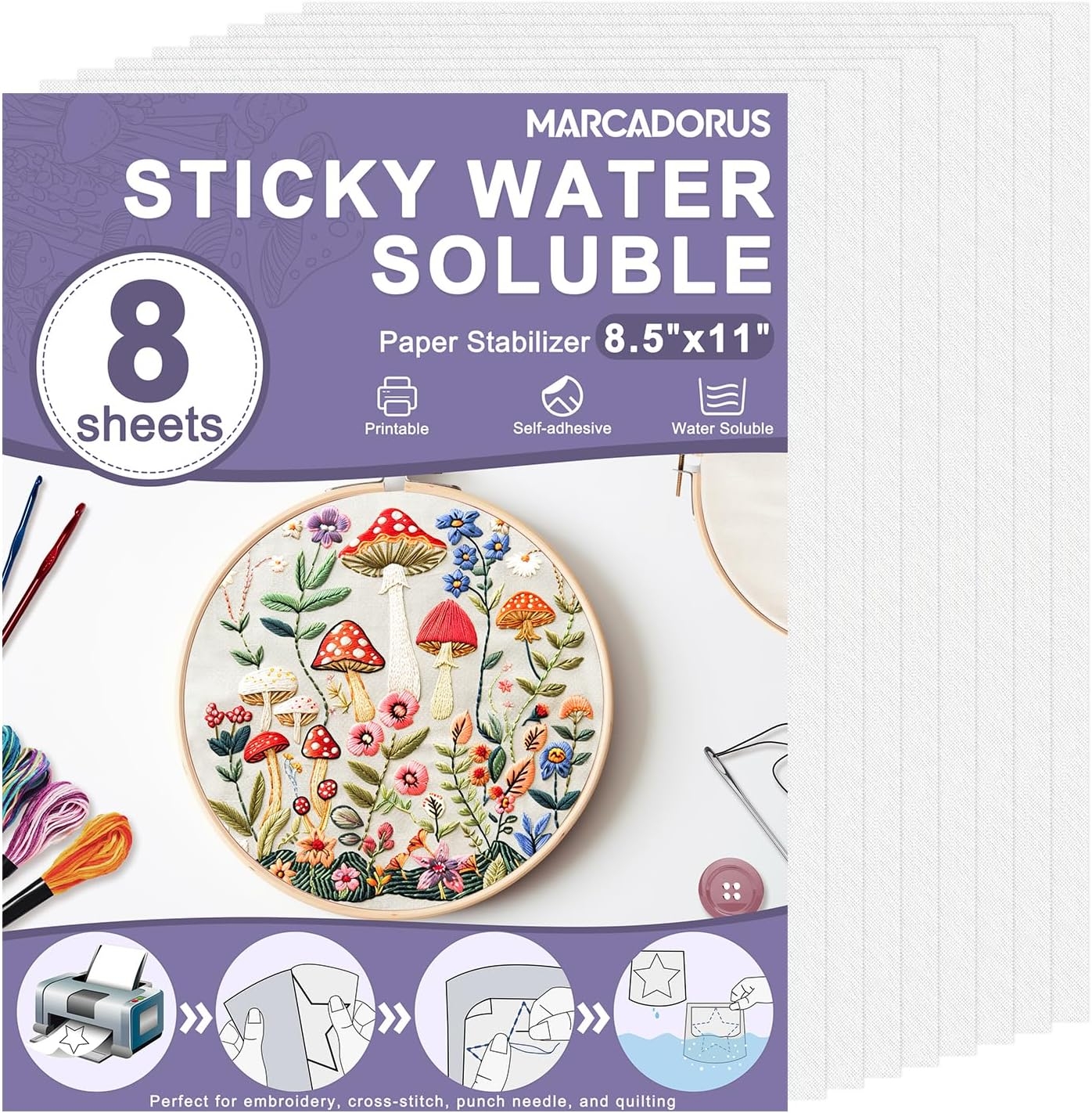 Printable Embroidery Paper