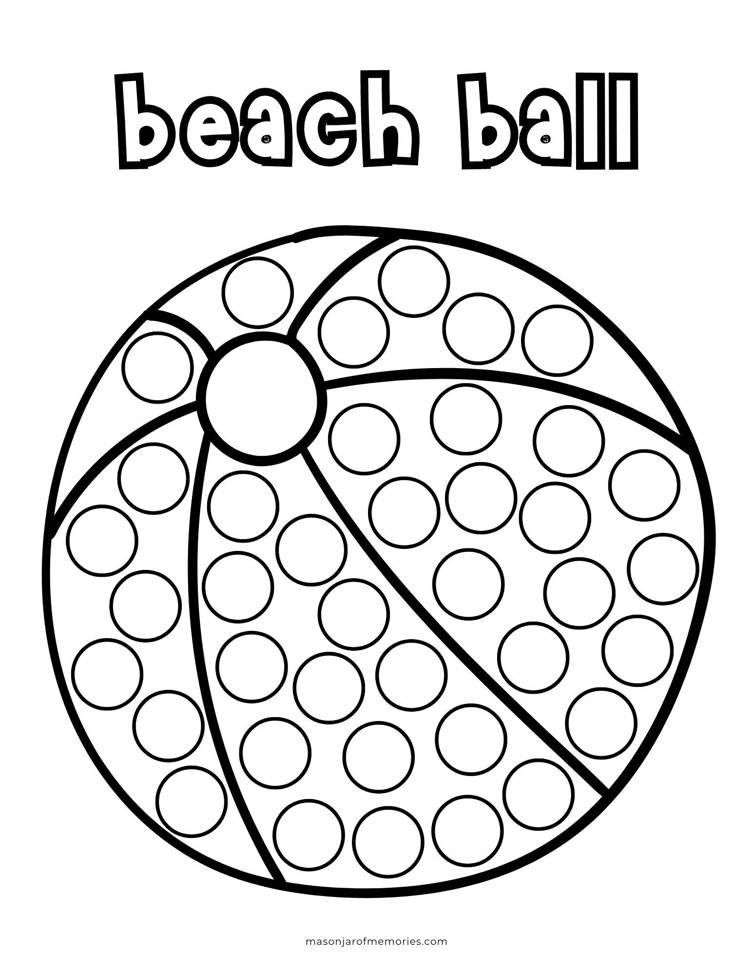 Printable Bingo Dauber Worksheets