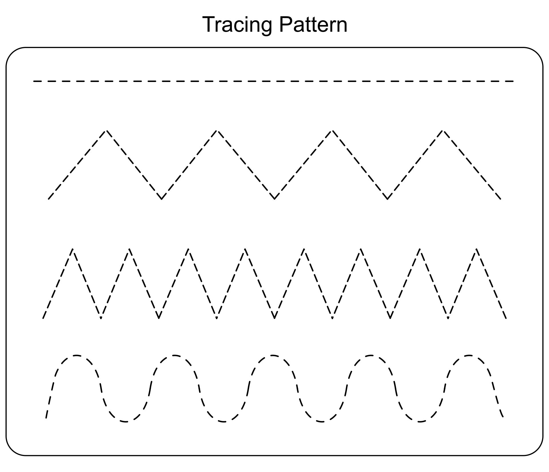 Tracing Lines Worksheet Teaching Resources Worksheets Library