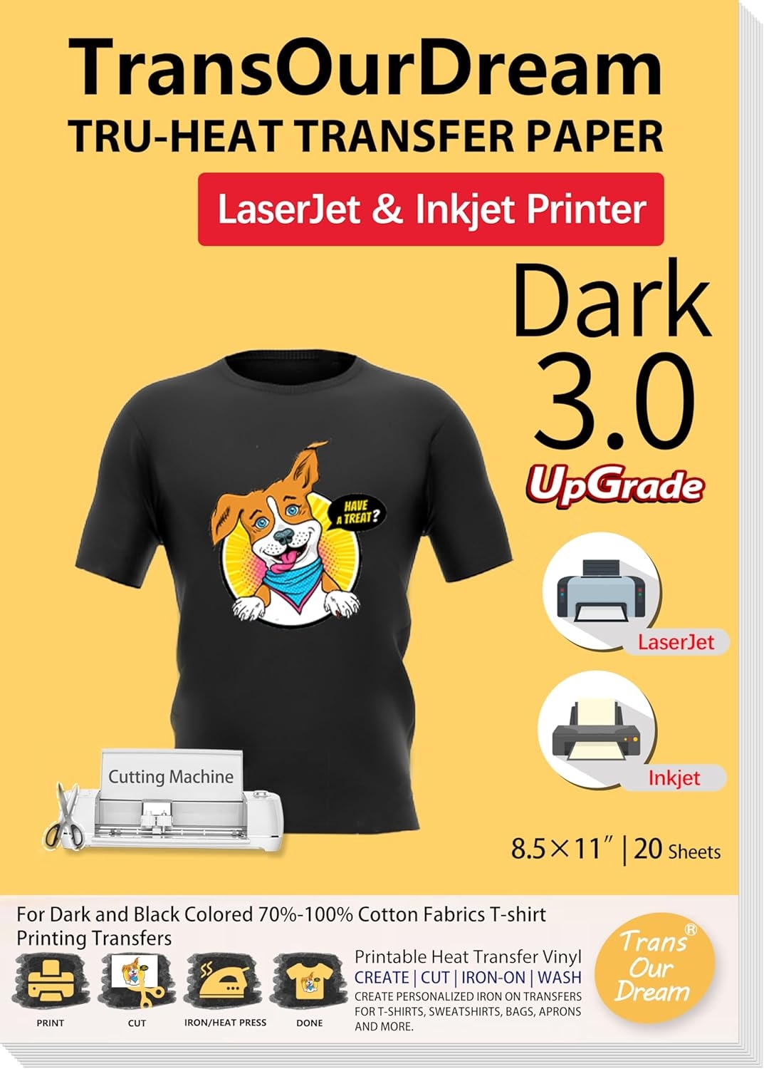 TransOurDream Tru Heat Transfer Paper For Inkjet Ghana Ubuy