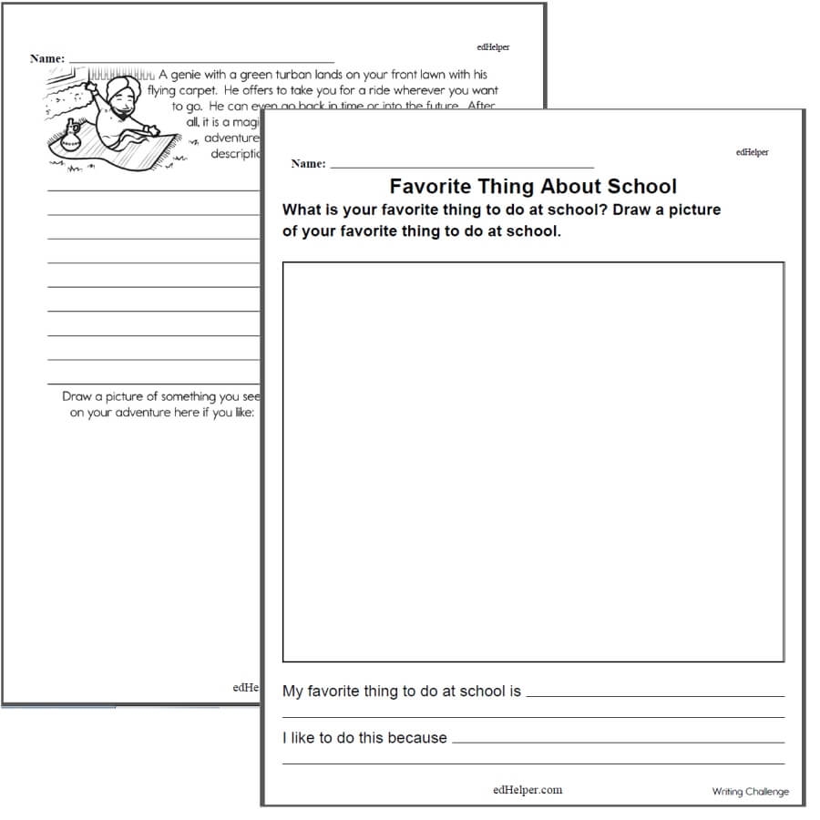 Writing Worksheets Printable