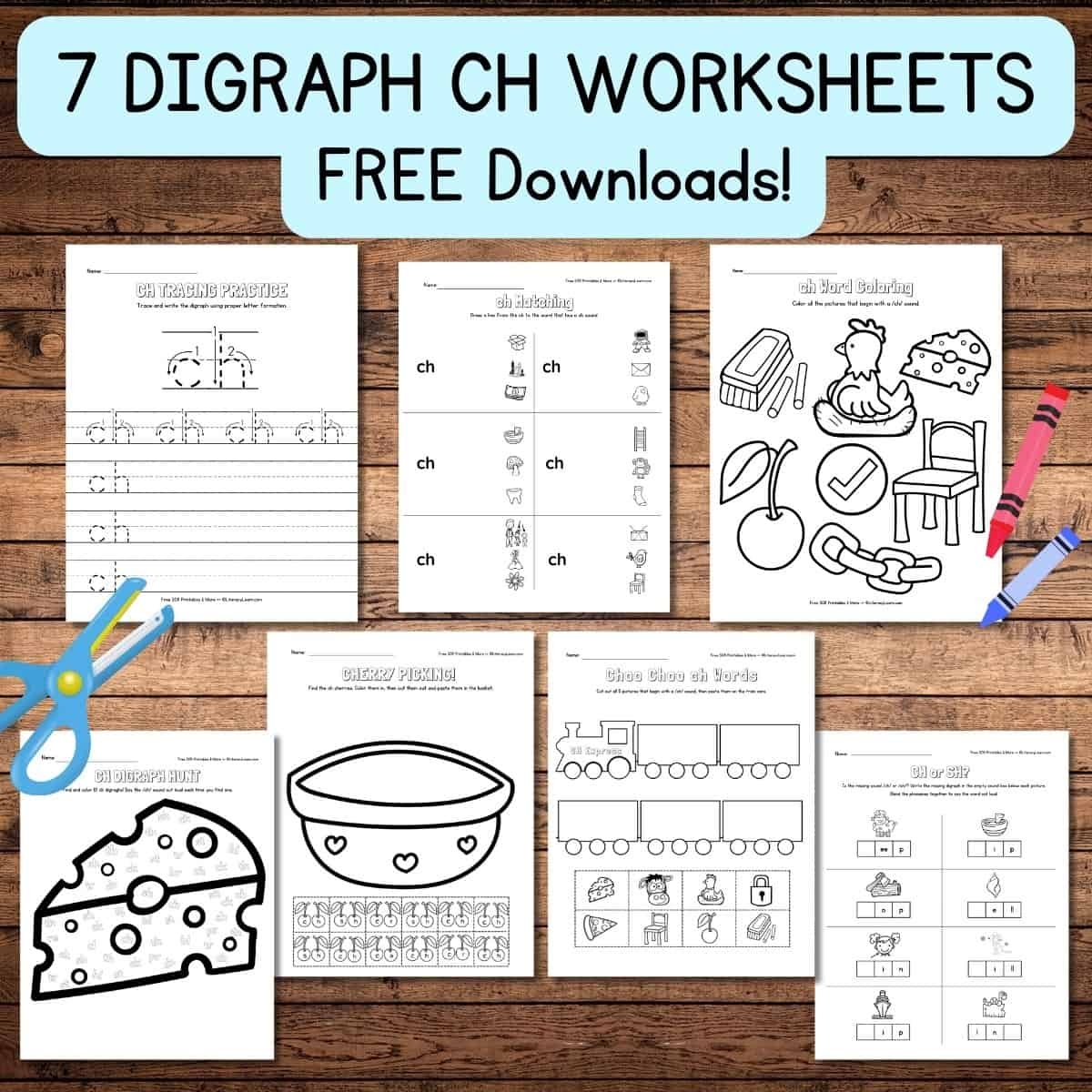 Digraph Worksheets Free Printable