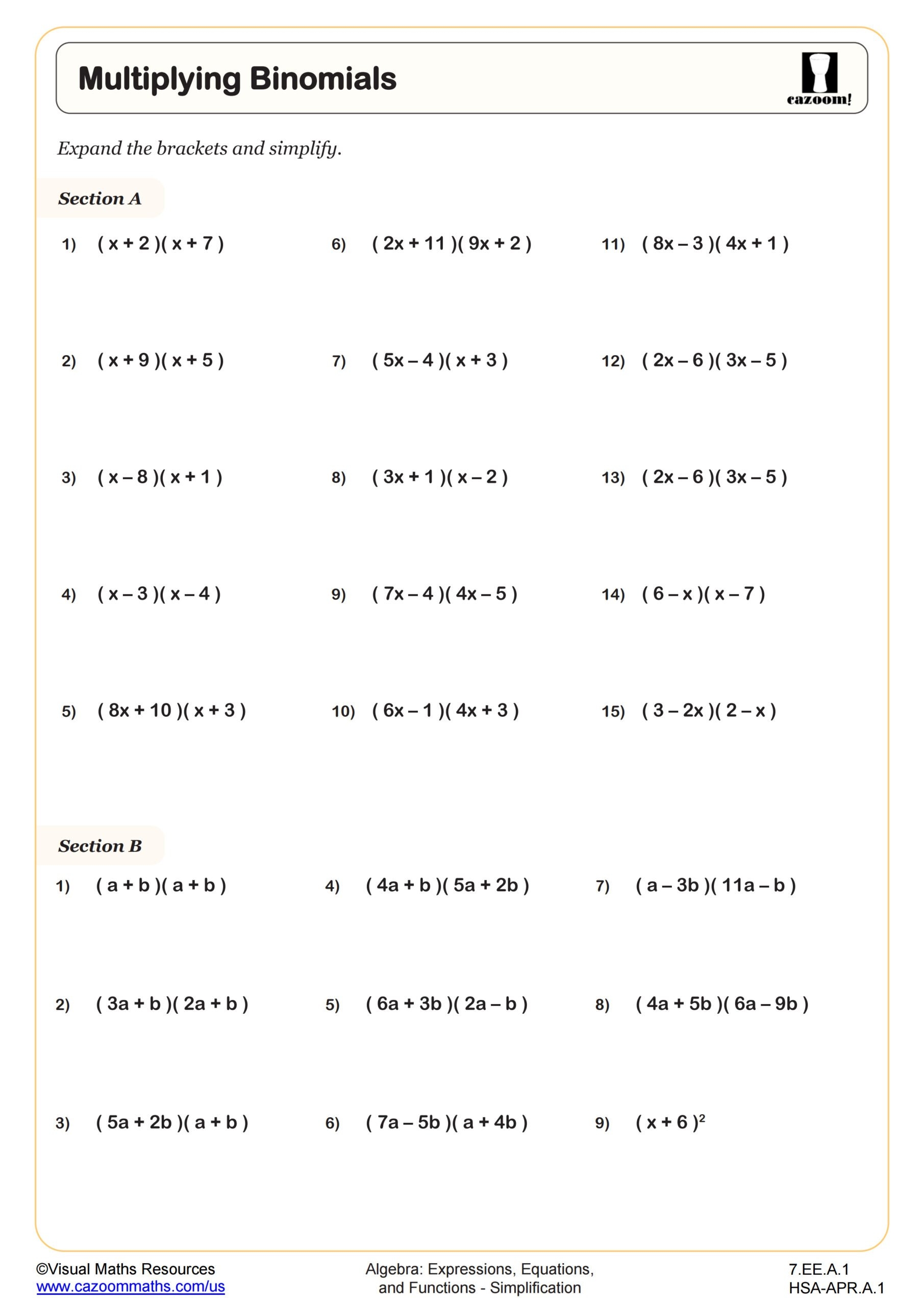 7th Grade Worksheets Free Printable With Answers