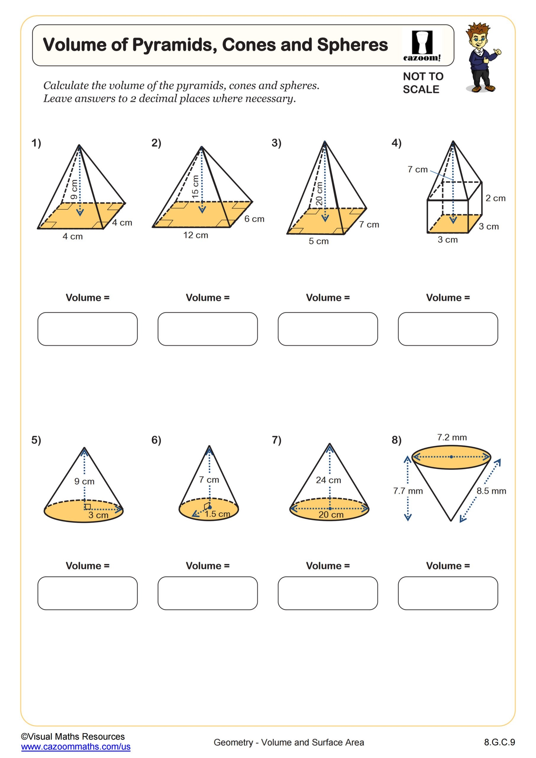 Printable Math Worksheets For 8th Graders