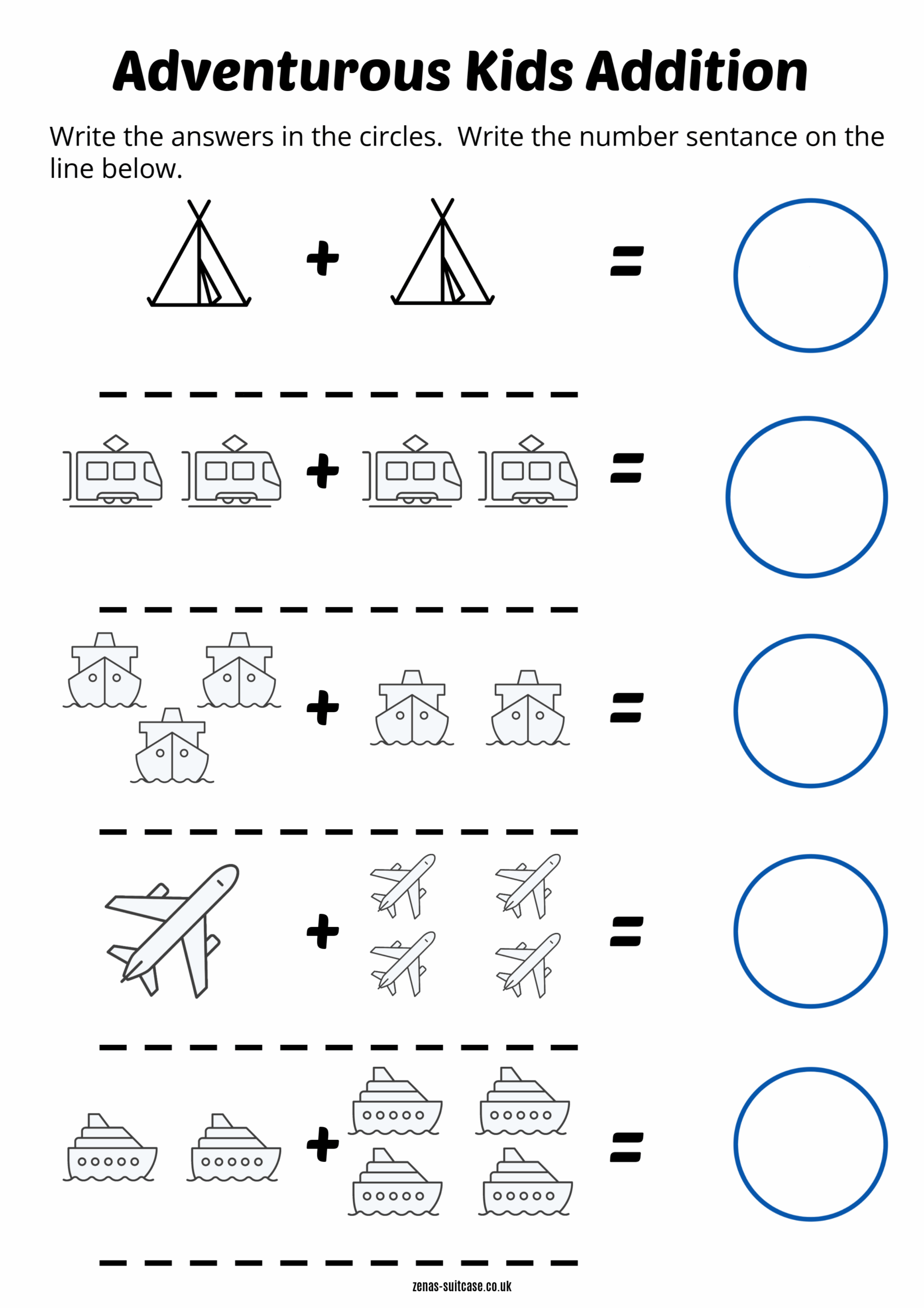 Free Preschool Worksheets Age 4-5 Printable