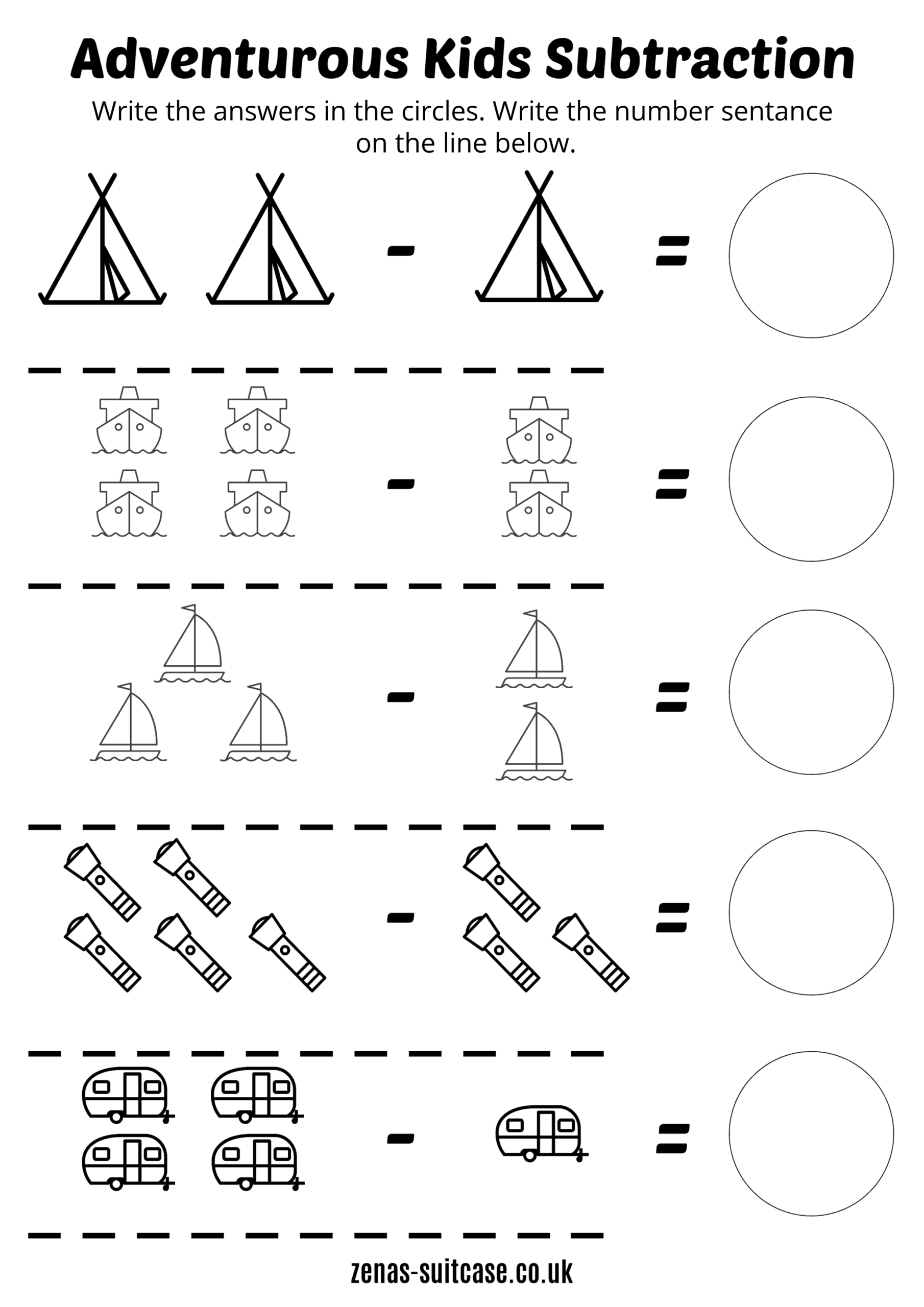 Activity Sheets For Kids Travel Themed