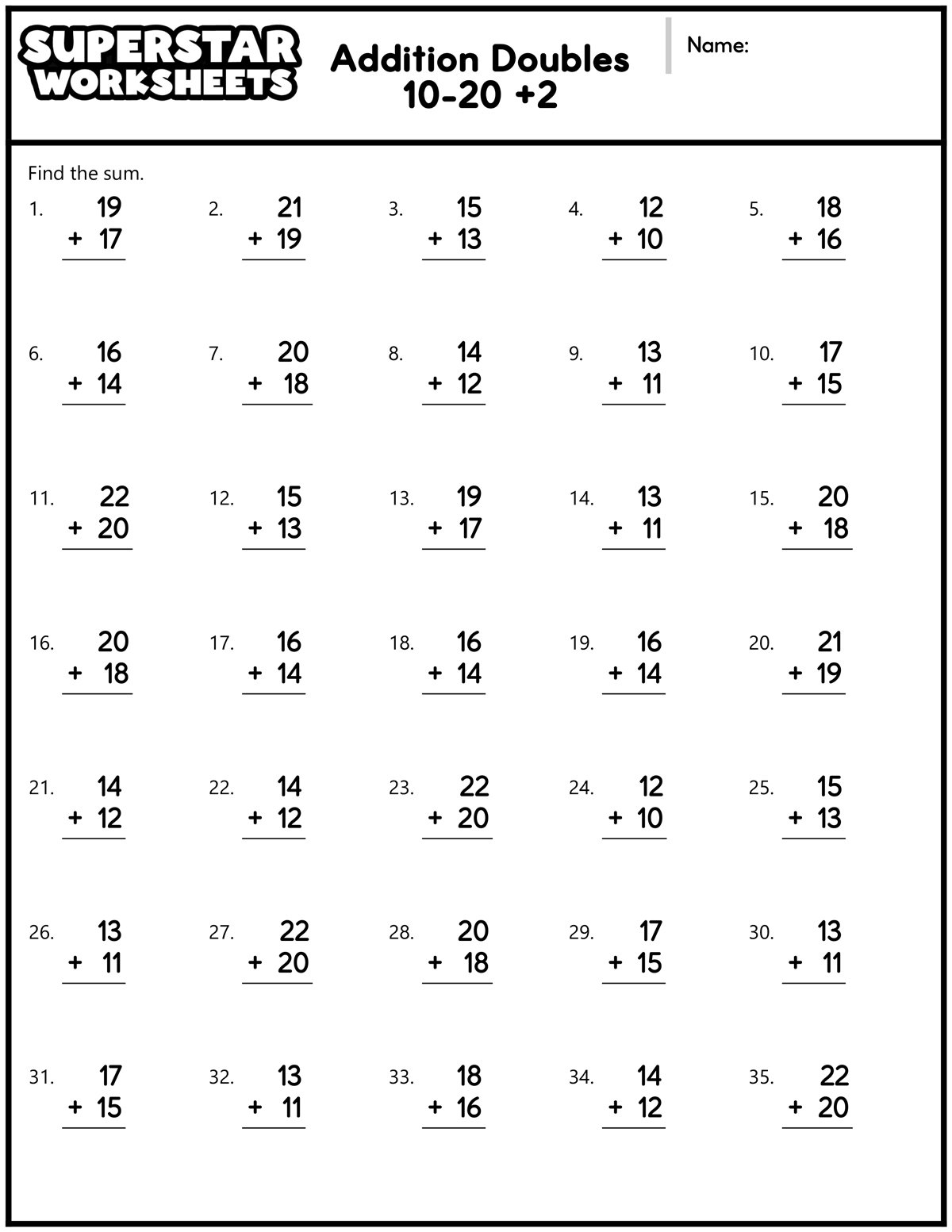 Free Printable Math Worksheets 2nd Grade