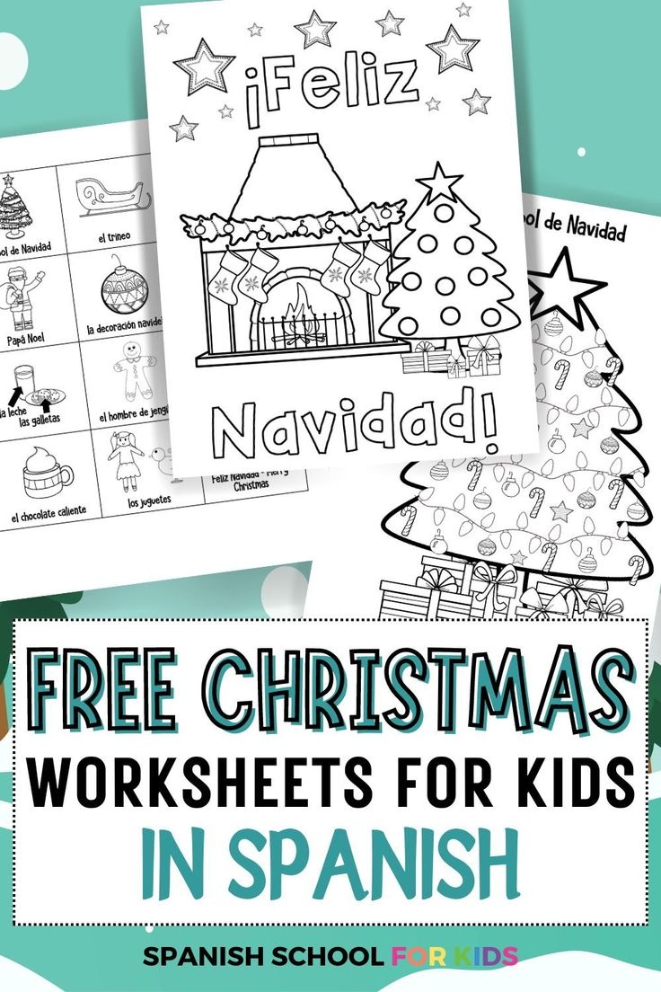 Free Printable Spanish Christmas Worksheets