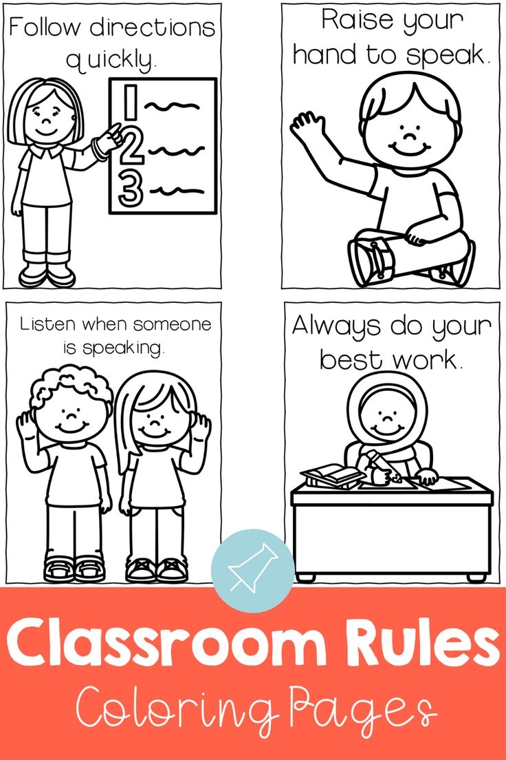 Free Printable Classroom Rules Worksheets