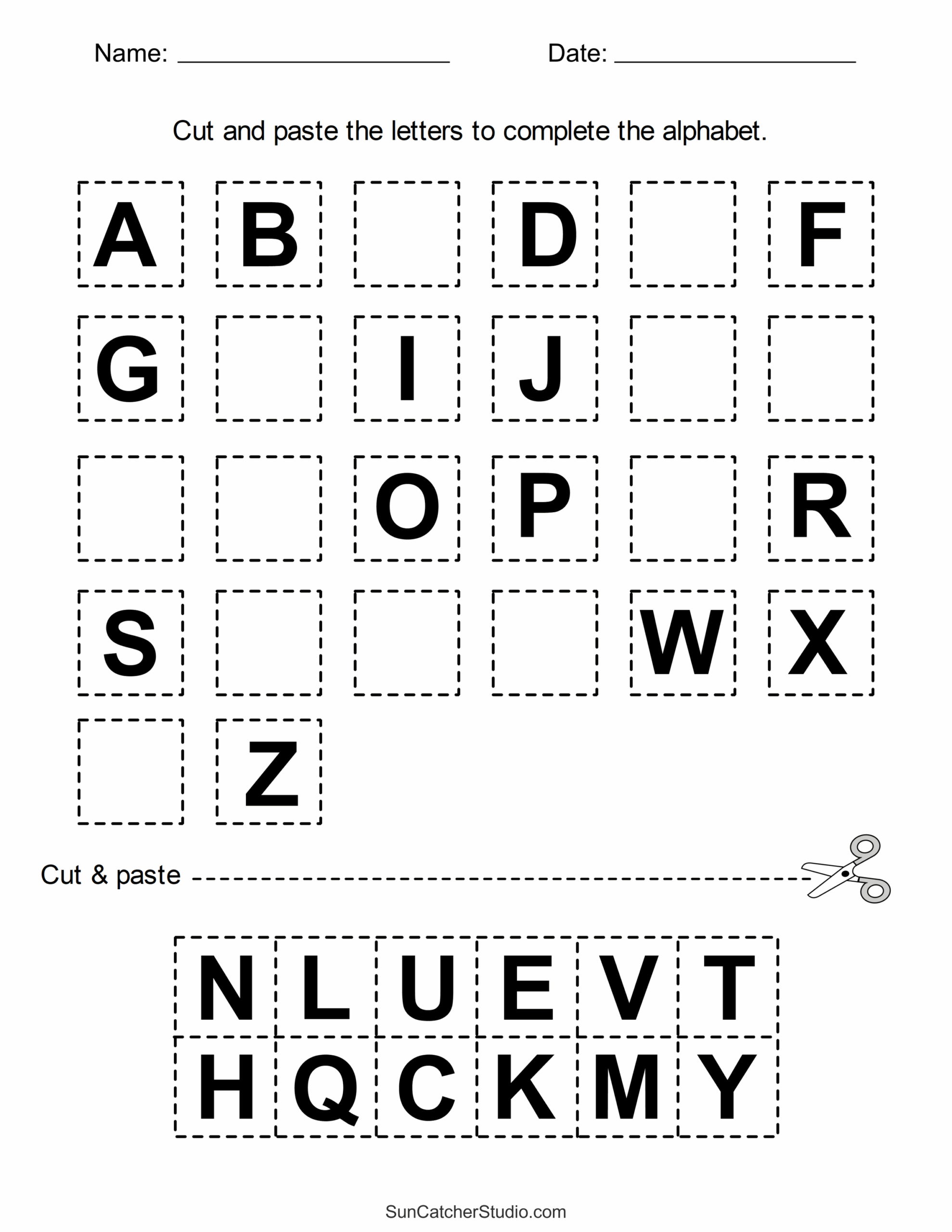 Prek Worksheets Printables