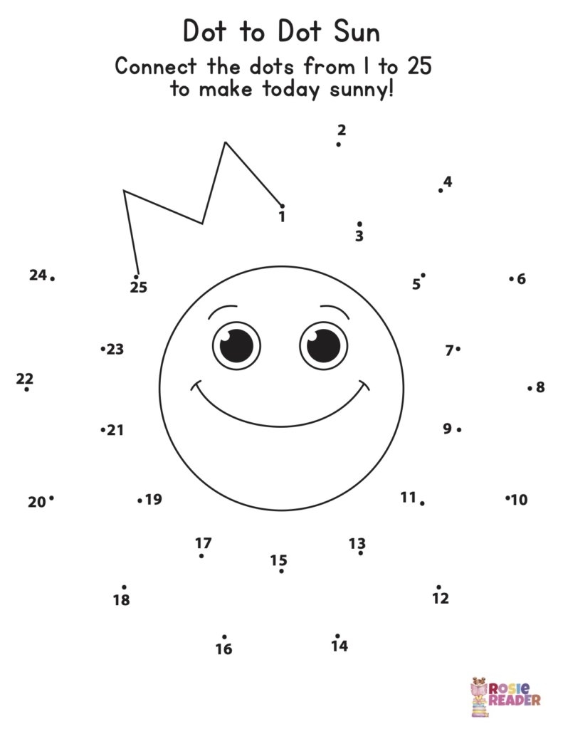 Free Printable Dot To Dot Worksheets
