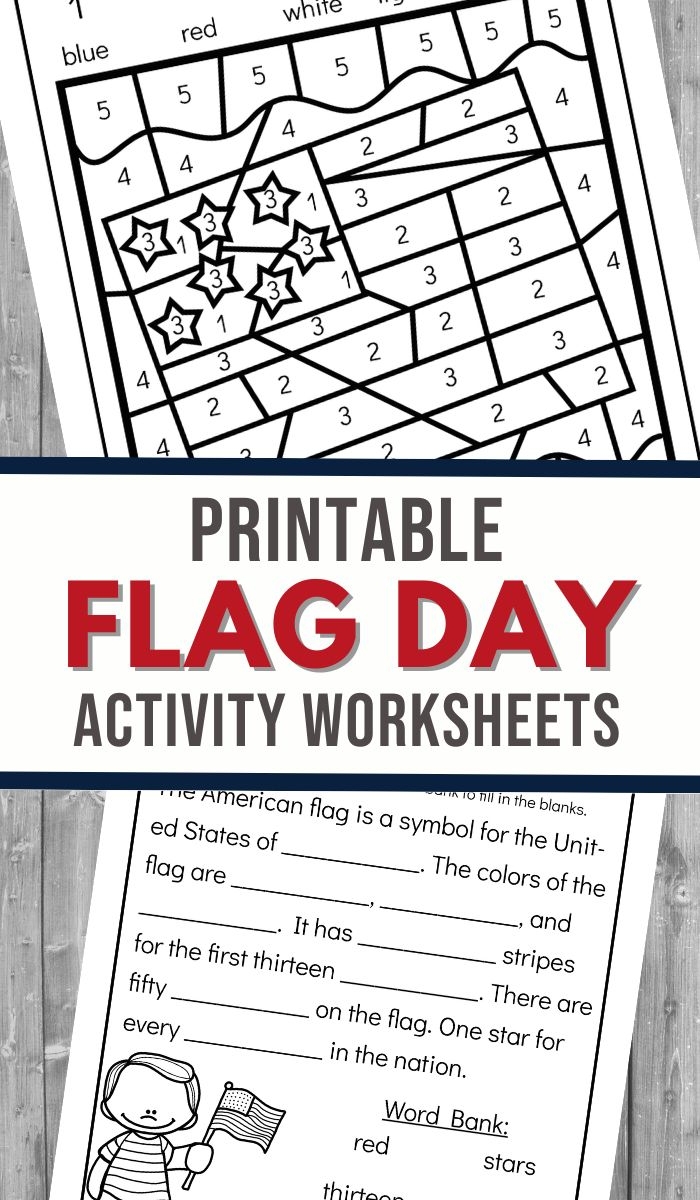 Flag Day Worksheets 3 Boys And A Dog