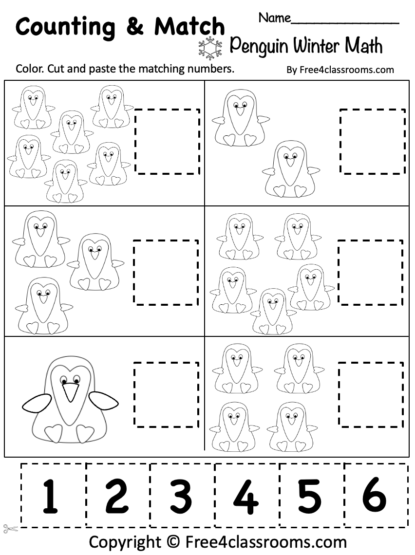 Free Printable Math Worksheets For Preschool