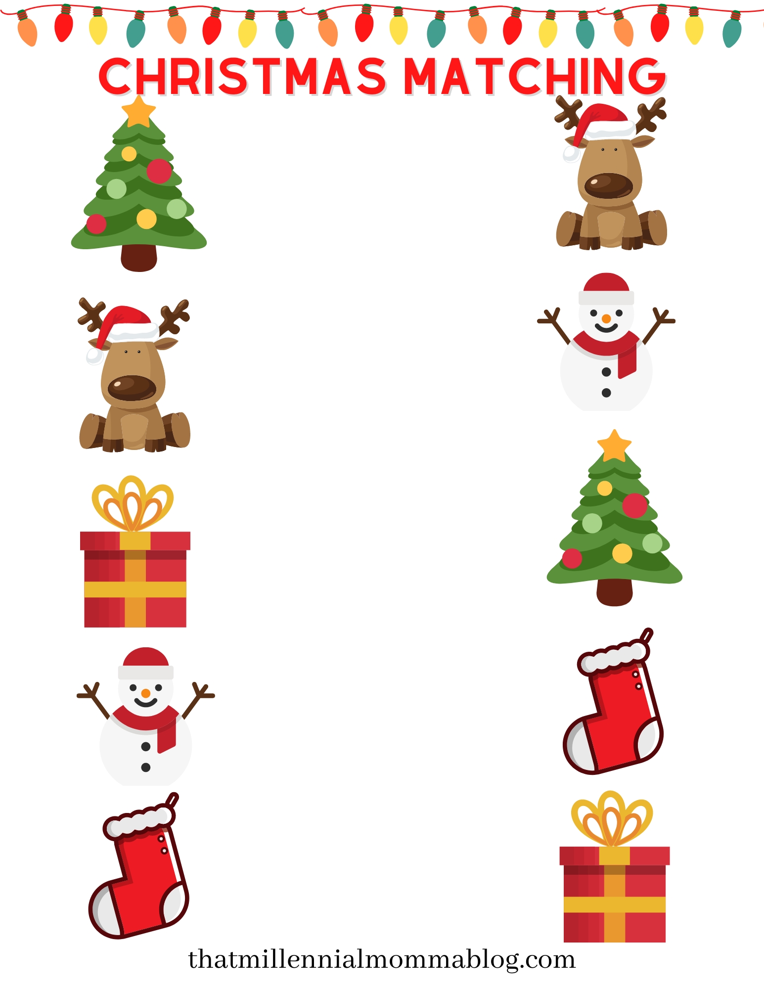Christmas Printable Activity Worksheets