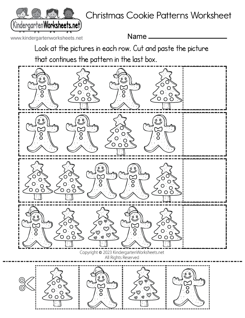 Free Christmas Printable Worksheets