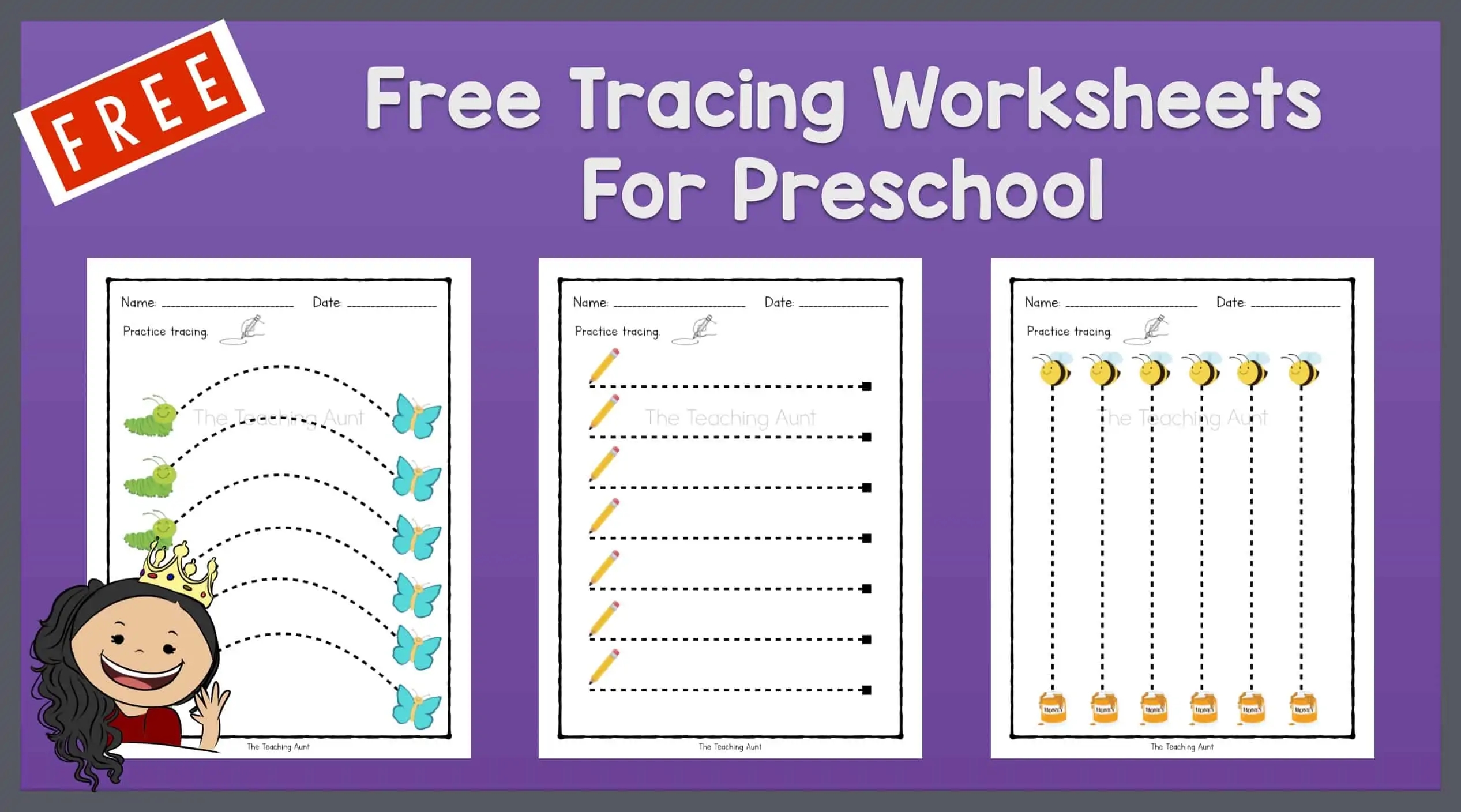 Tracing Lines Worksheets Printable Pdf Free Download