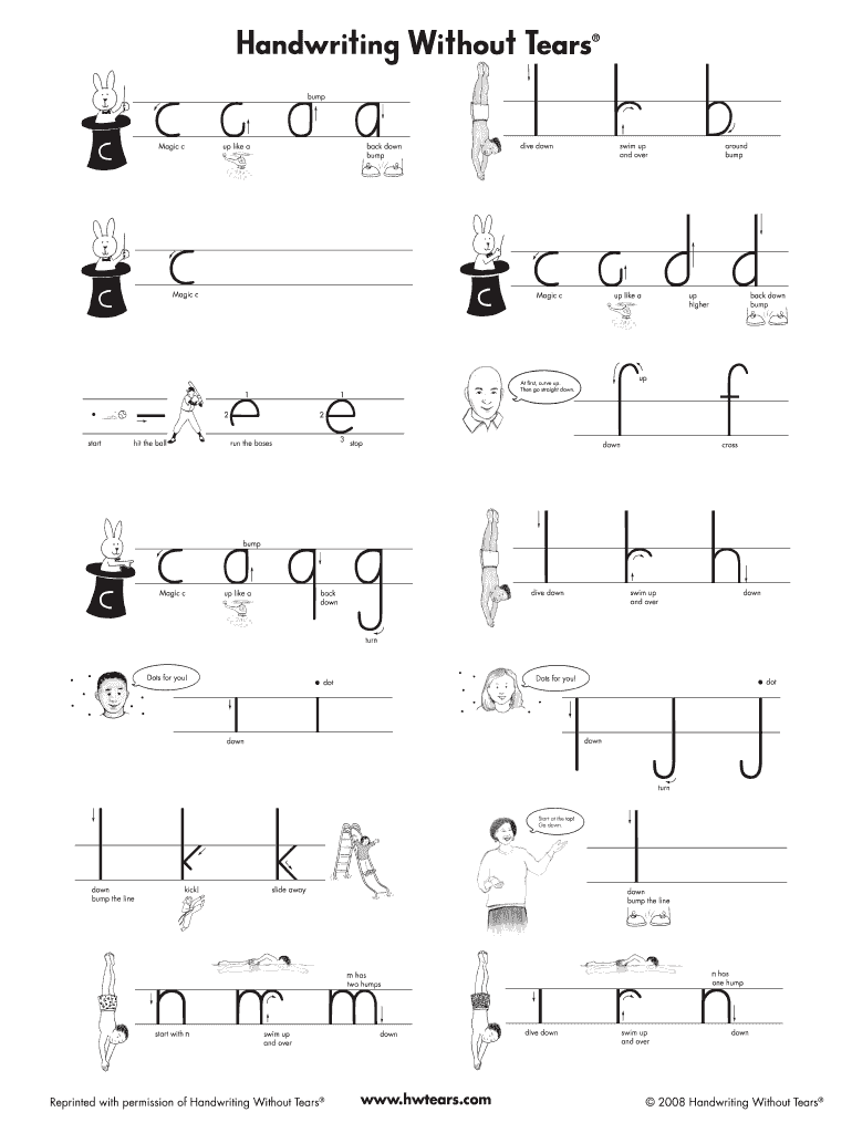 Handwriting Without Tears Pdf Fill Out Sign Online DocHub