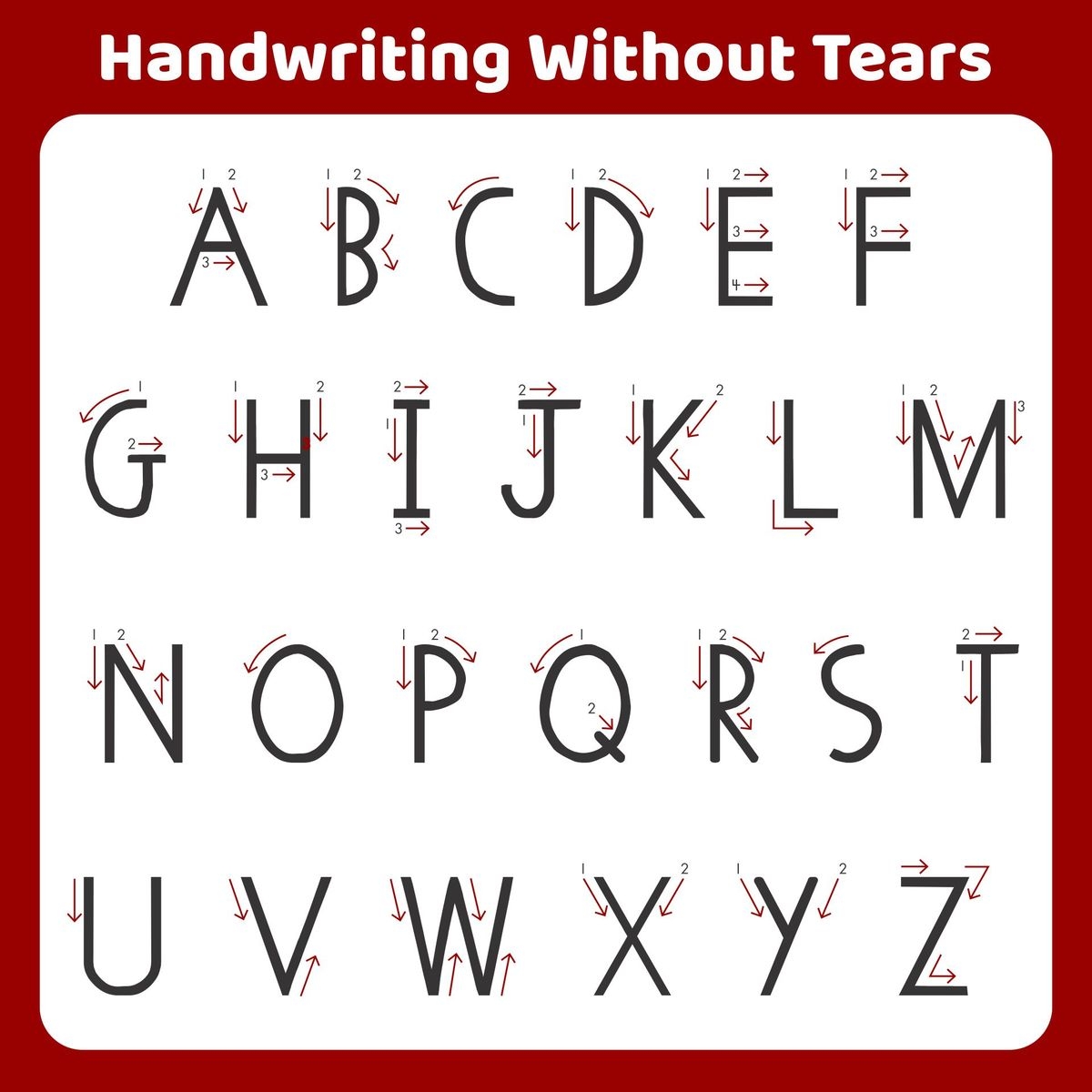 Printable Handwriting Without Tears Worksheets Pdf