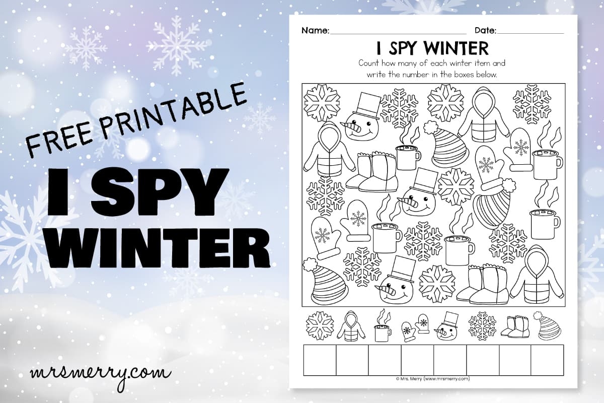Free Printable Winter Preschool Worksheets
