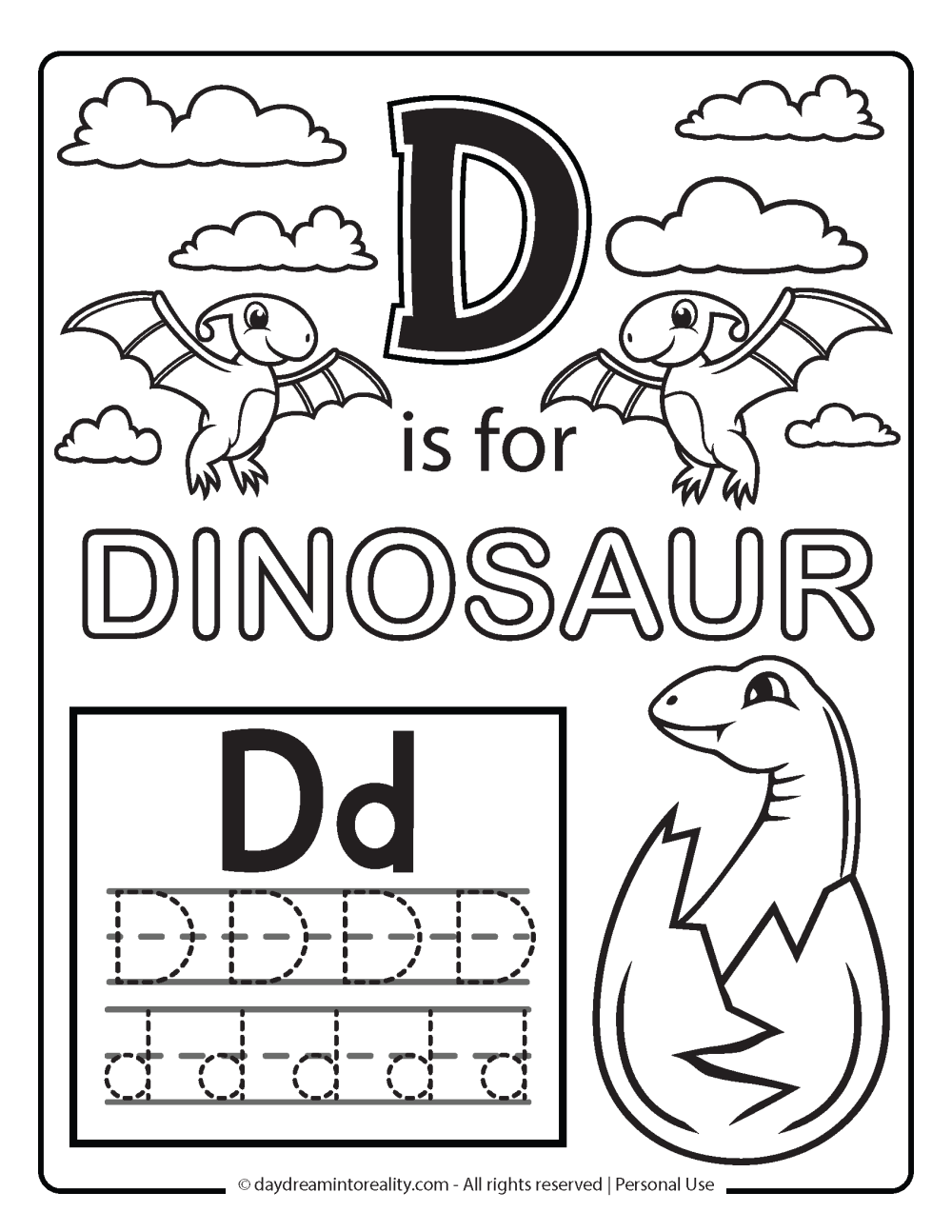 Letter D Worksheets Pdf Free Printables