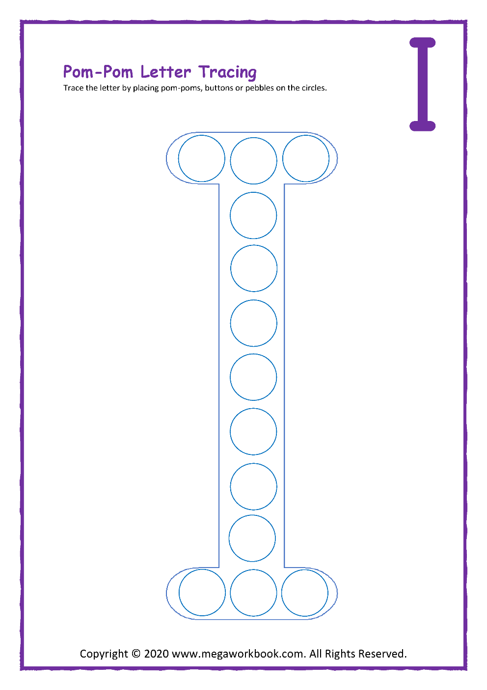 Printable Letter I Worksheets