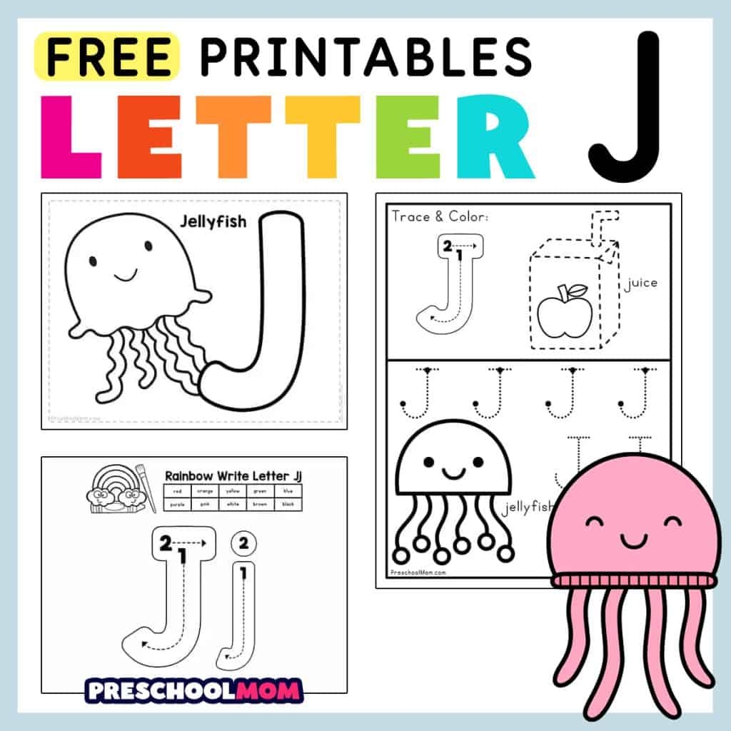 Free Printable Letter J Worksheets