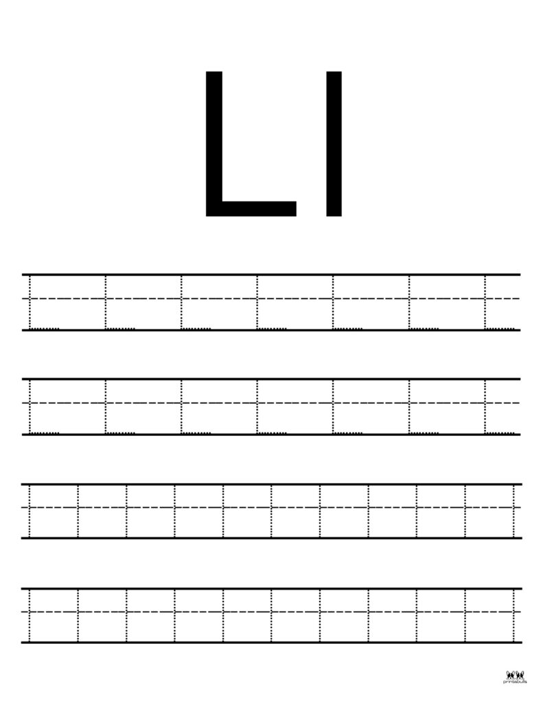 Letter L Worksheets 50 FREE Printables Printabulls