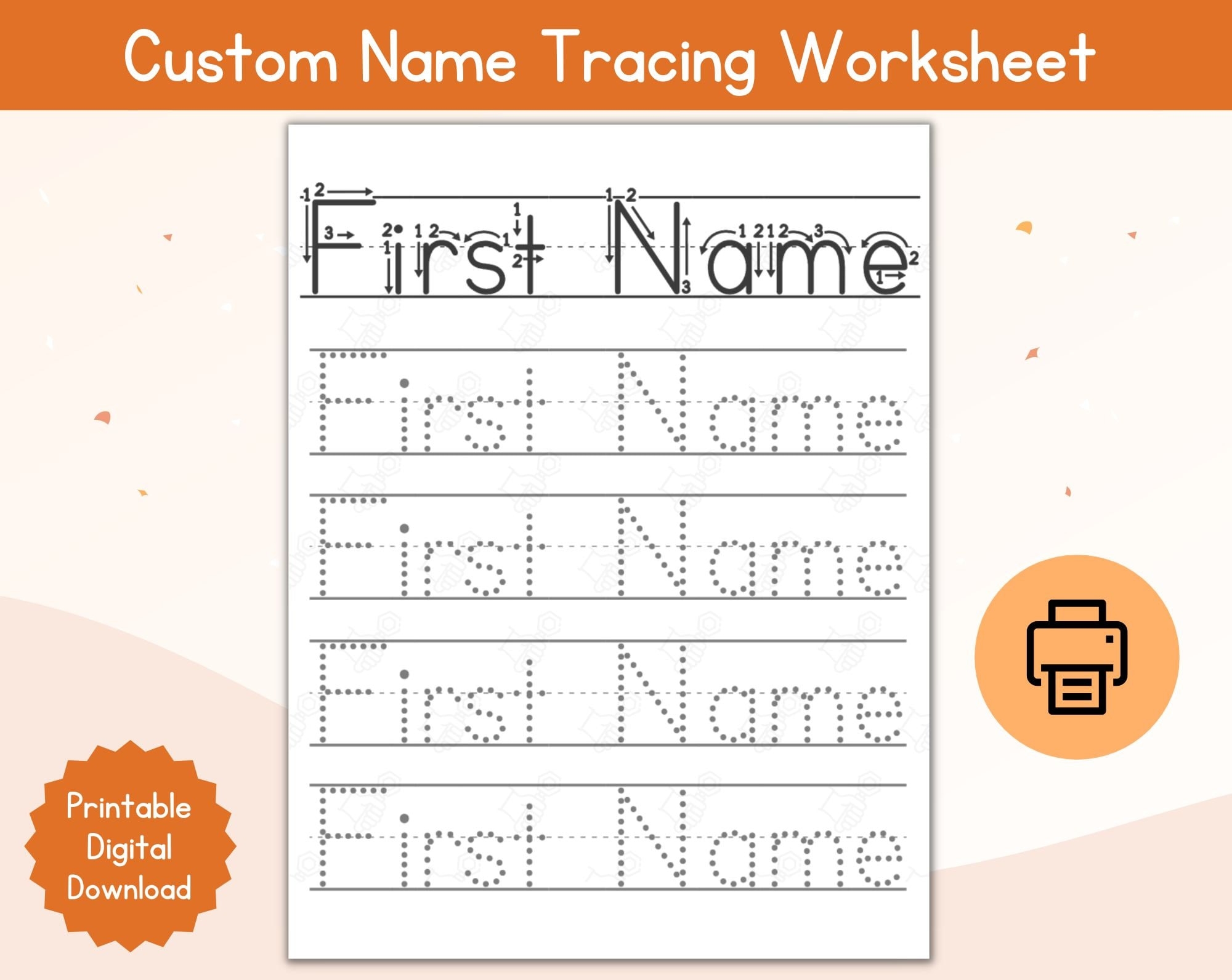 Name Worksheets Printable