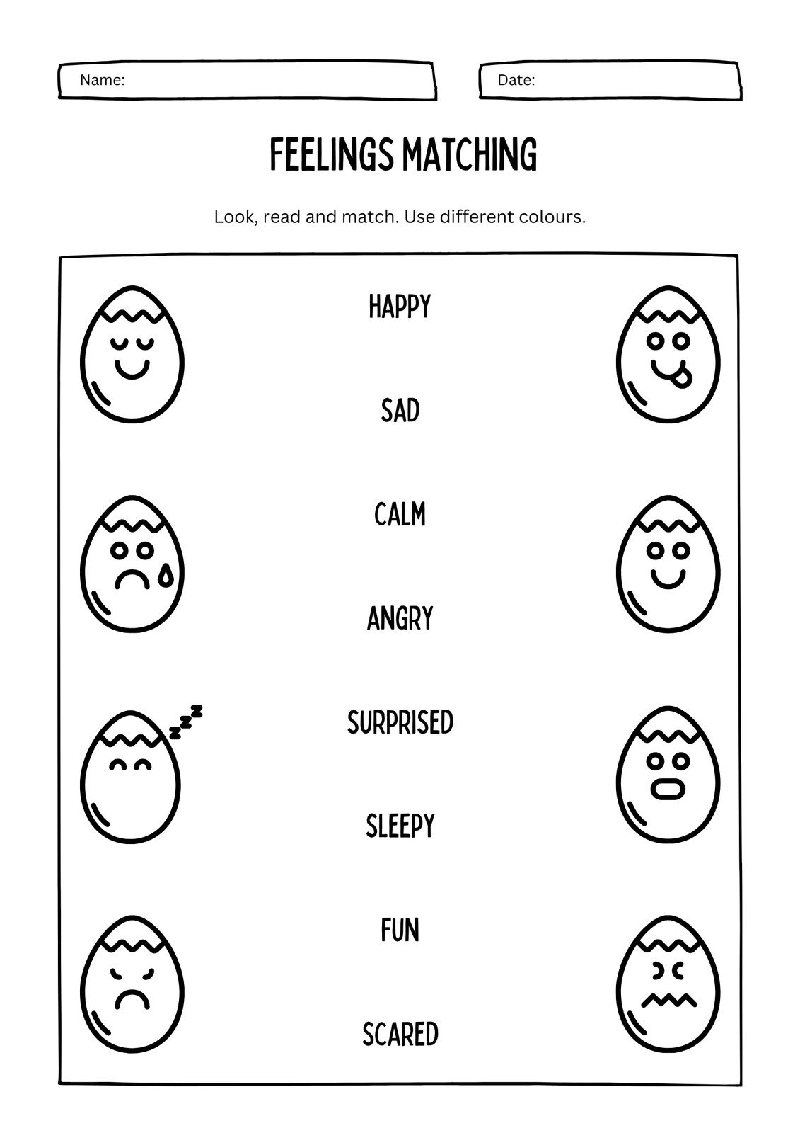 Page 3 Free Printable 2nd Grade Reading Worksheet Templates Canva