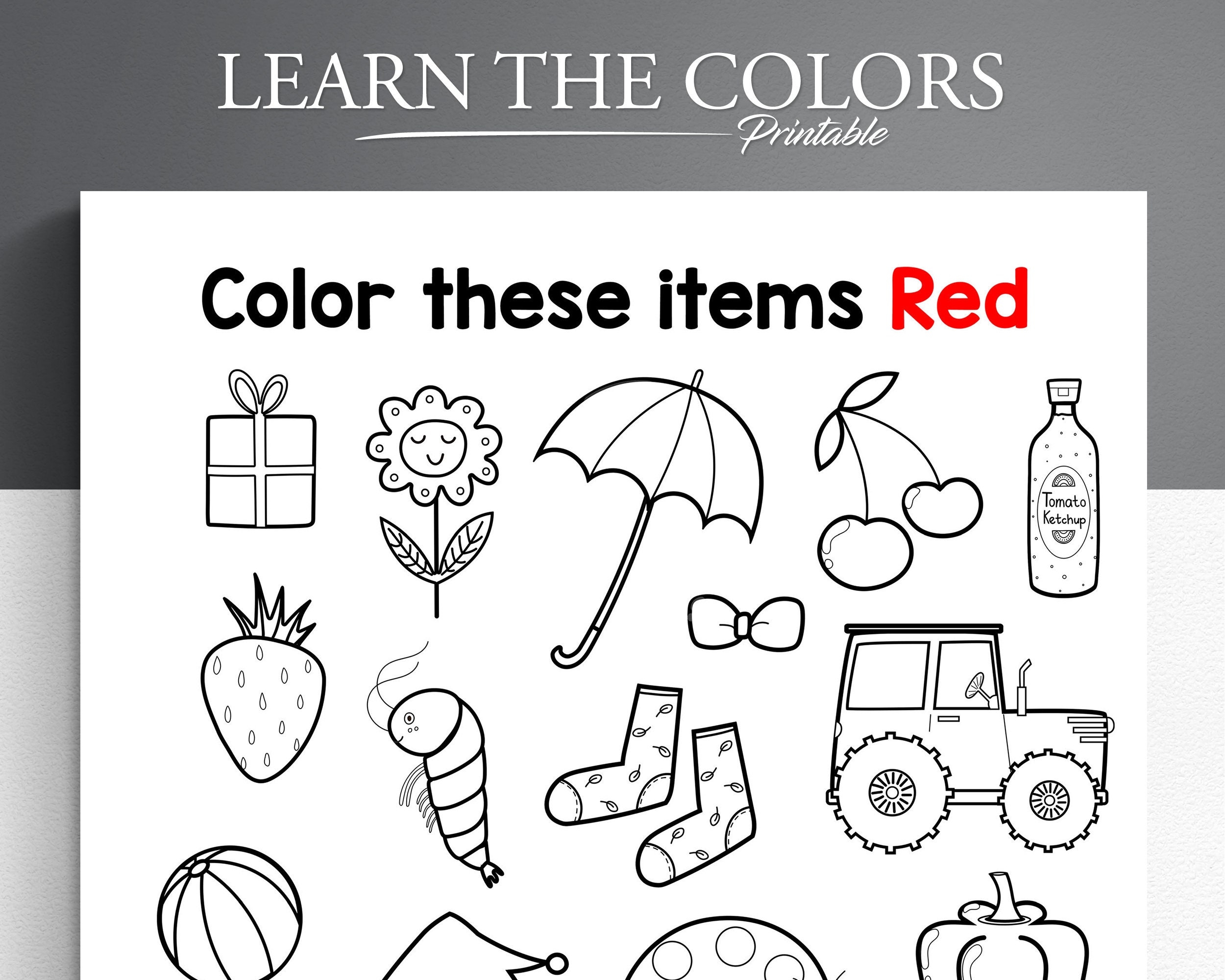 Printable Color Worksheets