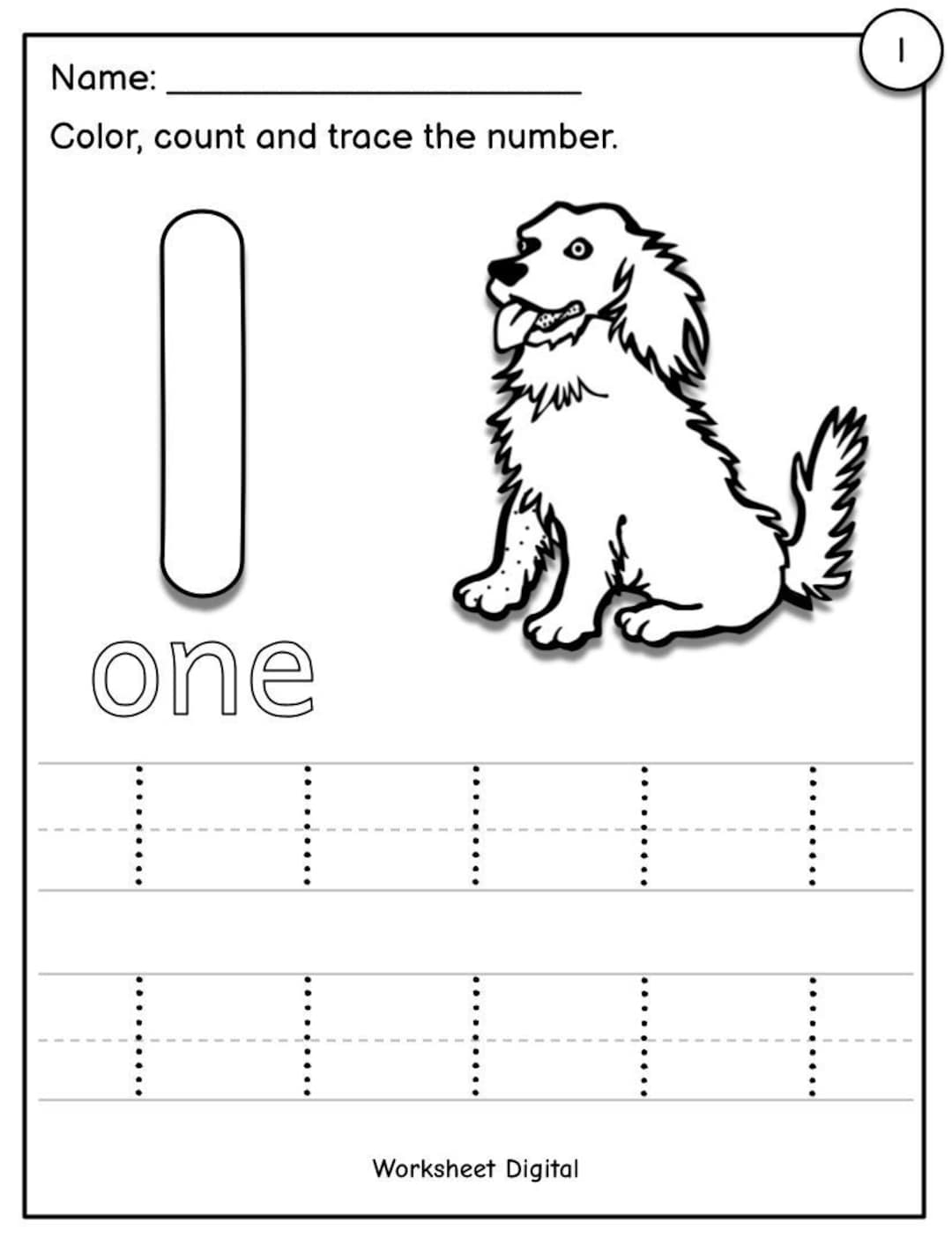 Tracing Numbers Worksheets Printable