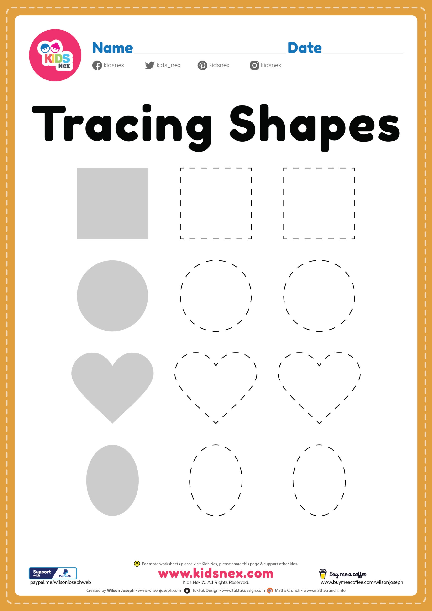 Printable Shape Worksheets