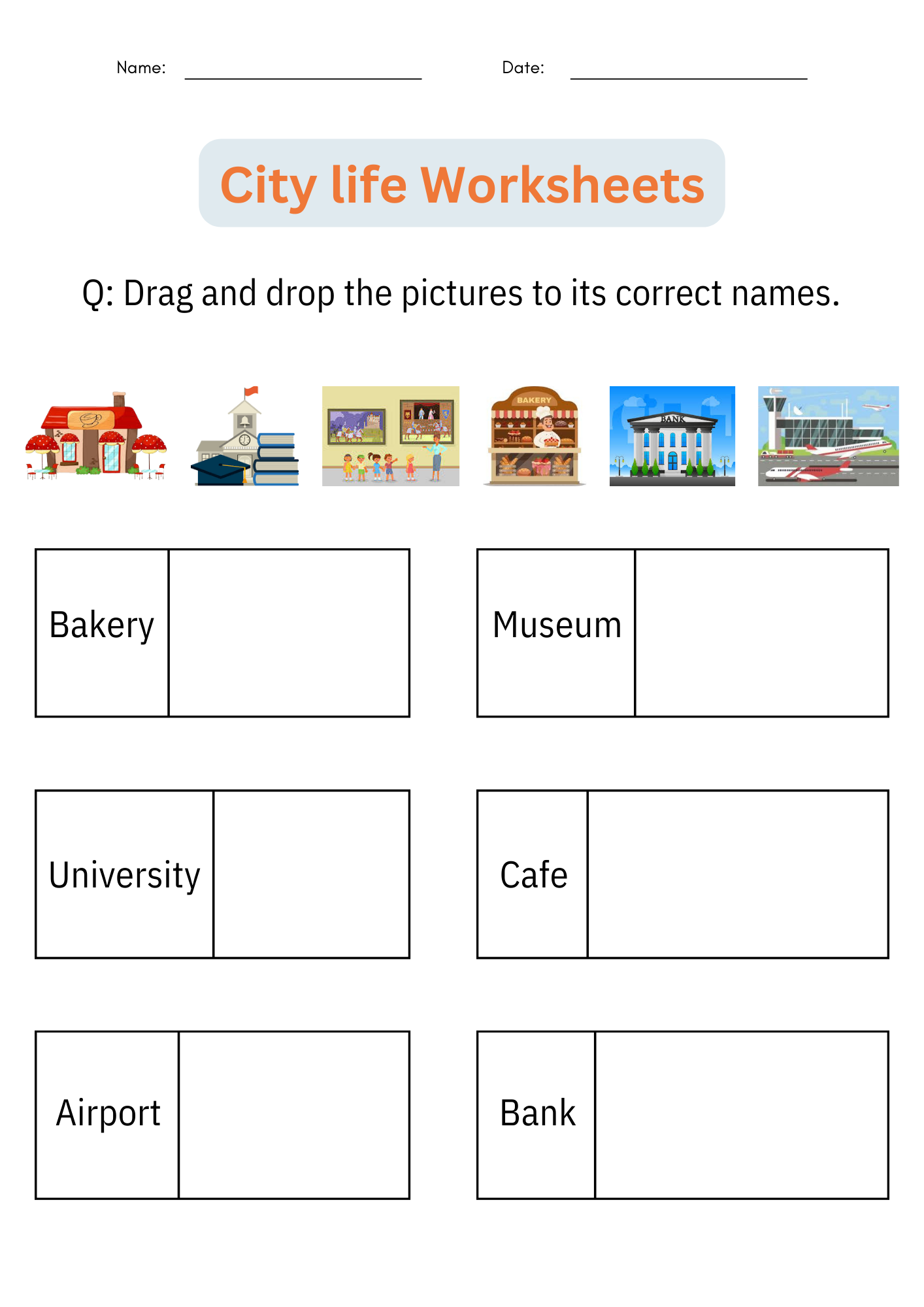 Printable Social Studies Worksheets
