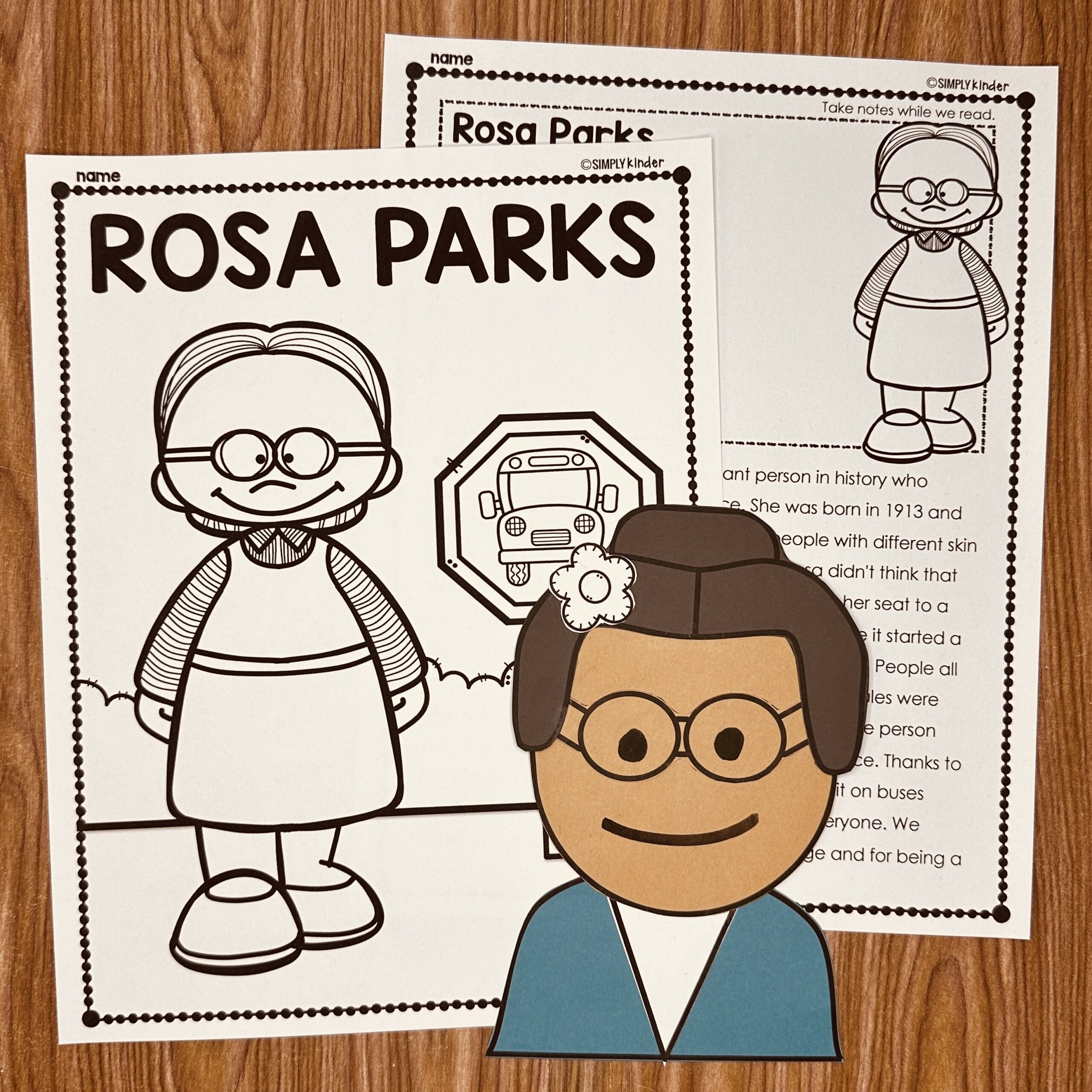 Free Printable Rosa Parks Worksheets