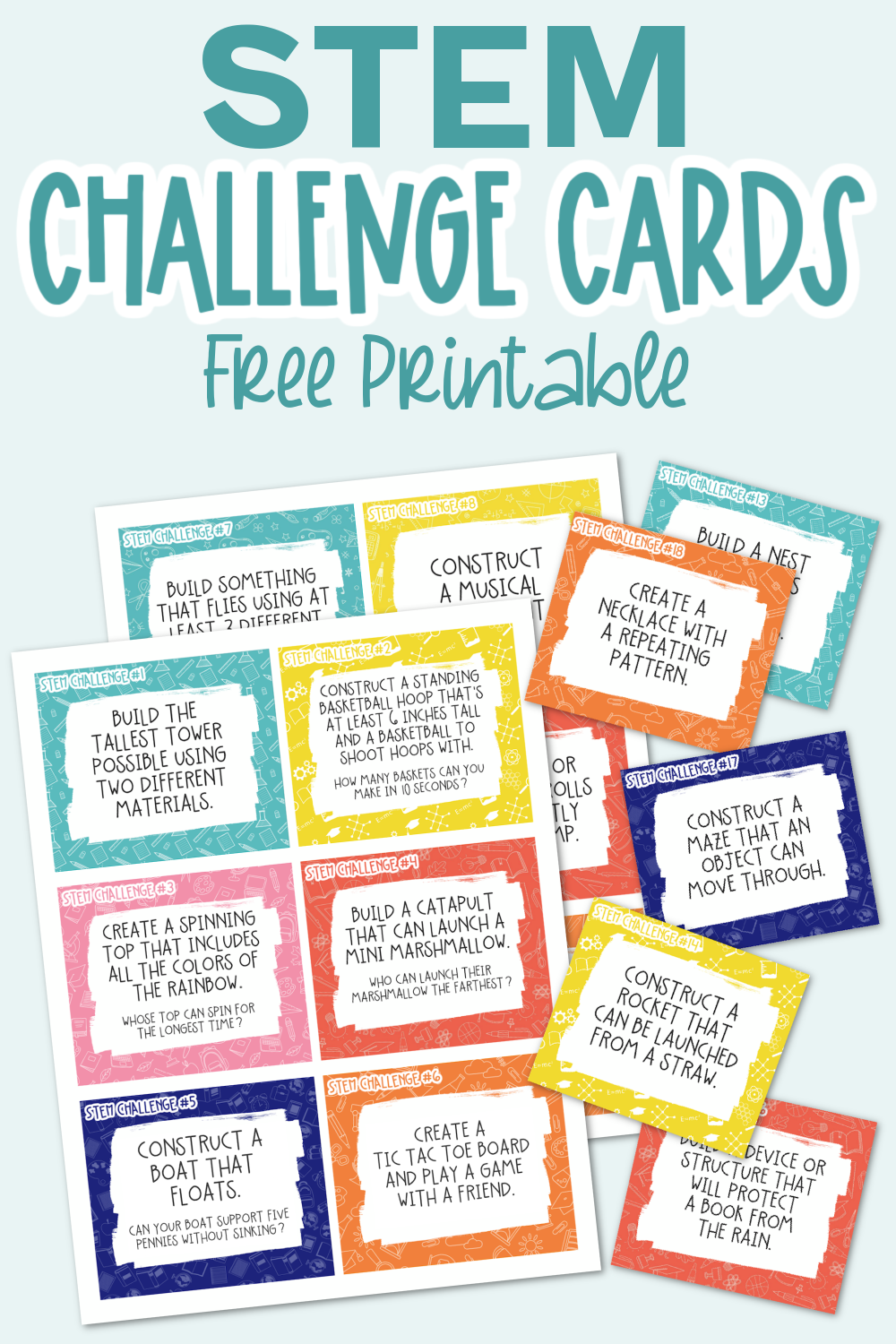 Free Printable Stem Worksheets