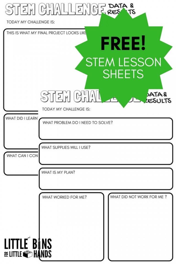 STEM Worksheets FREE Printables 