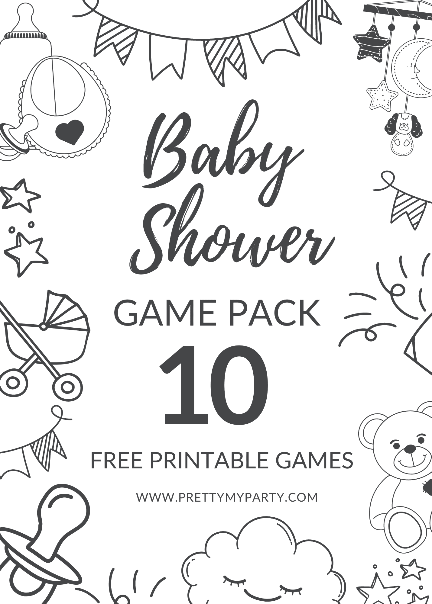Baby Shower Games Printable Worksheets